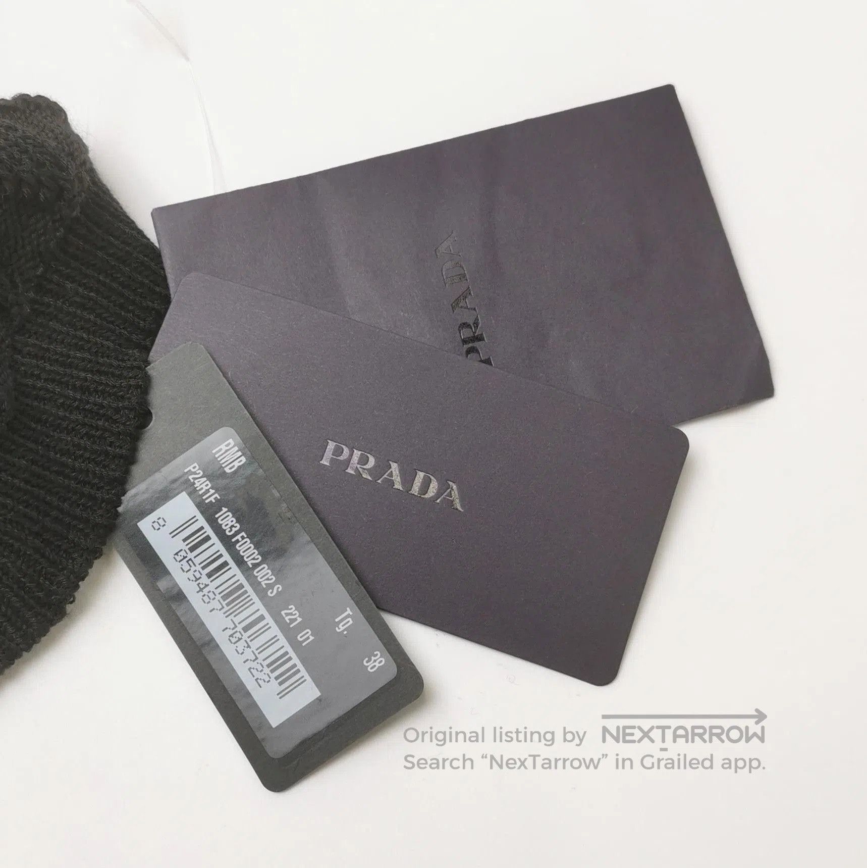 Prada Prada Black Hollow Knit Long Sleeve Sweater . Size S / US 4 / IT 40 - 1 Thumbnail