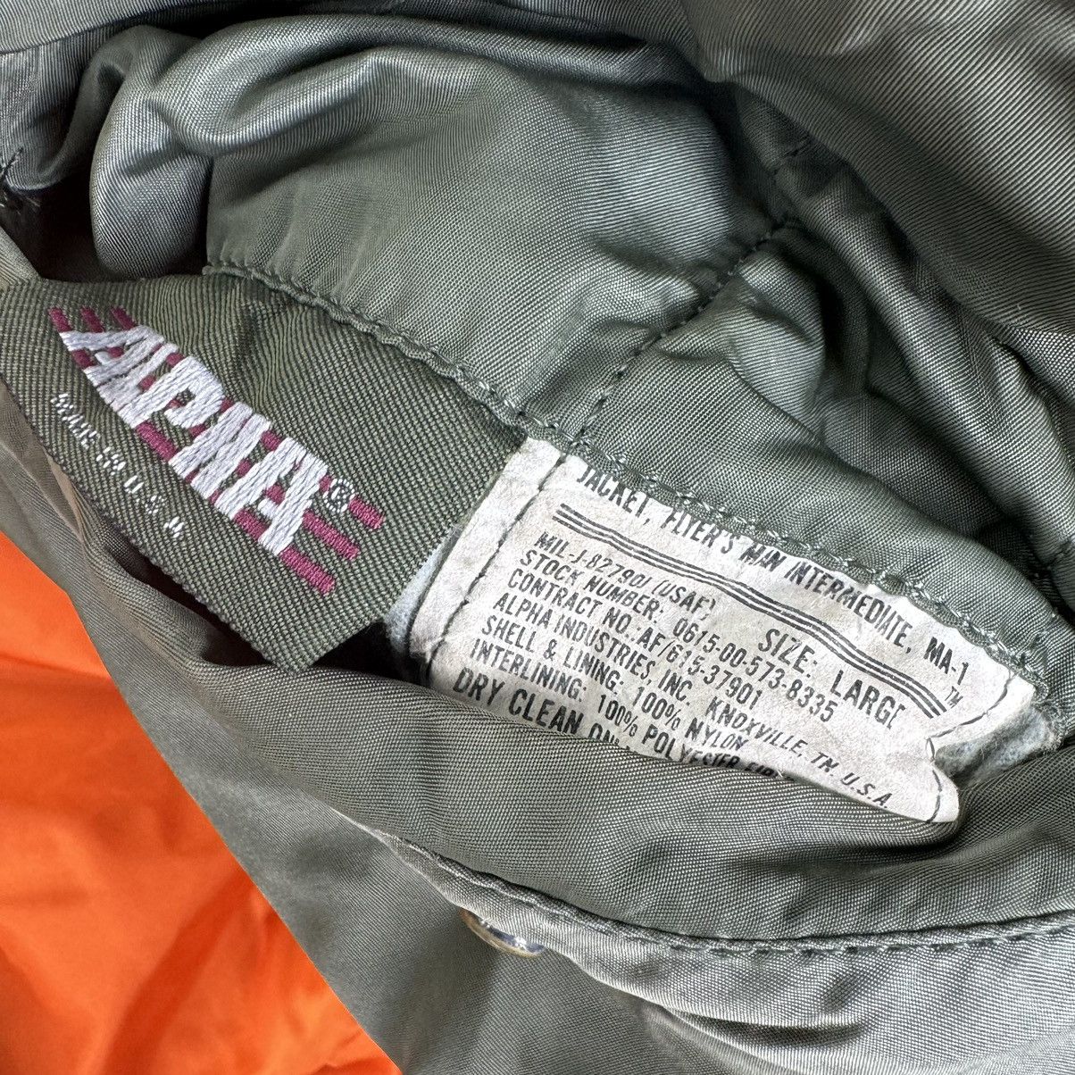 Alpha Industries ☀️ALPHA INDUSTRIES MA-1 FLYERS BOMBER JACKET Size US L / EU 52-54 / 3 - 7 Thumbnail