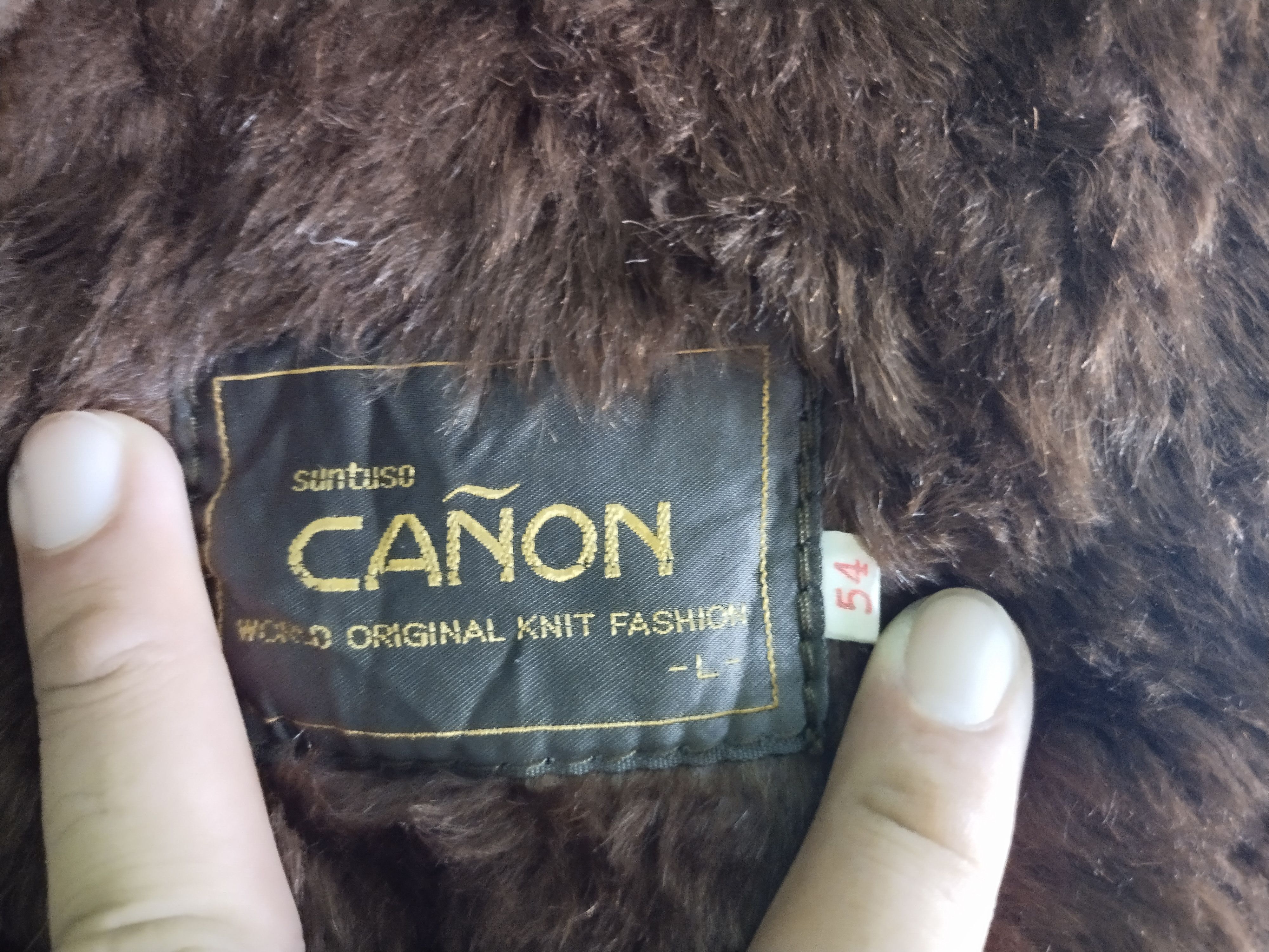 Leather Vtg Suntuso Canon Natural Leather Knit Fashion Spain Jacket Size US M / EU 48-50 / 2 - 21 Thumbnail
