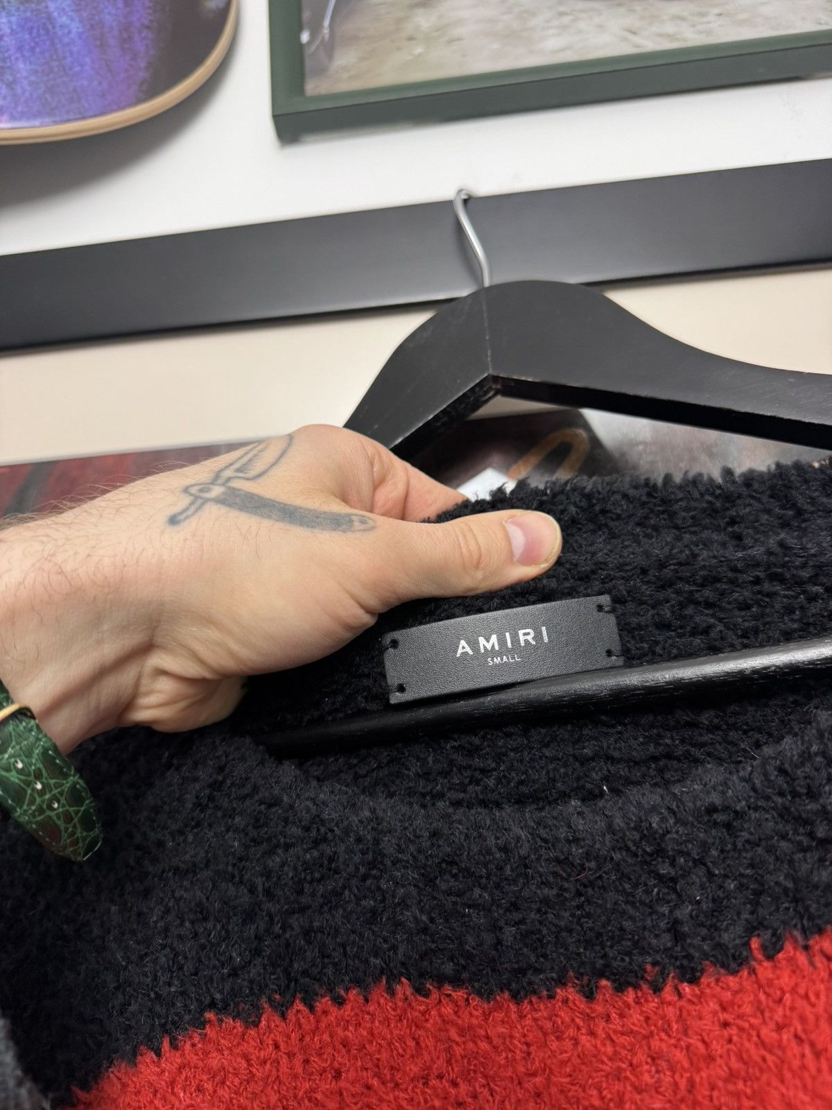 Amiri FW23 Amiri Wool Oversize Designer Knit Stripes Luxury Kurt Size US S / EU 44-46 / 1 - 4 Thumbnail