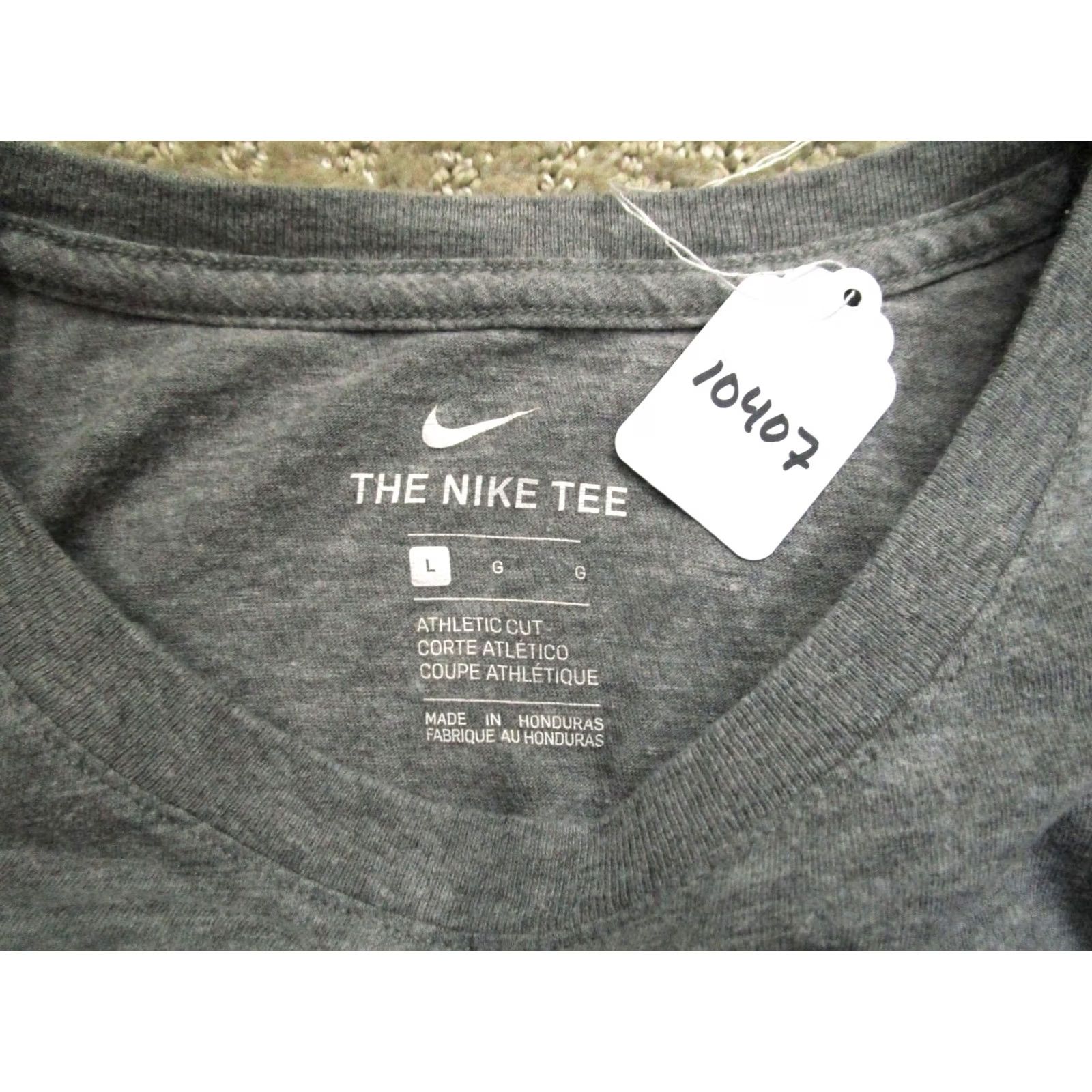 Nike Nike Shirt Men Large Gray Beast Mode Short Sleeve Casual Athletic Tee Big Logo Size US L / EU 52-54 / 3 - 7 Thumbnail