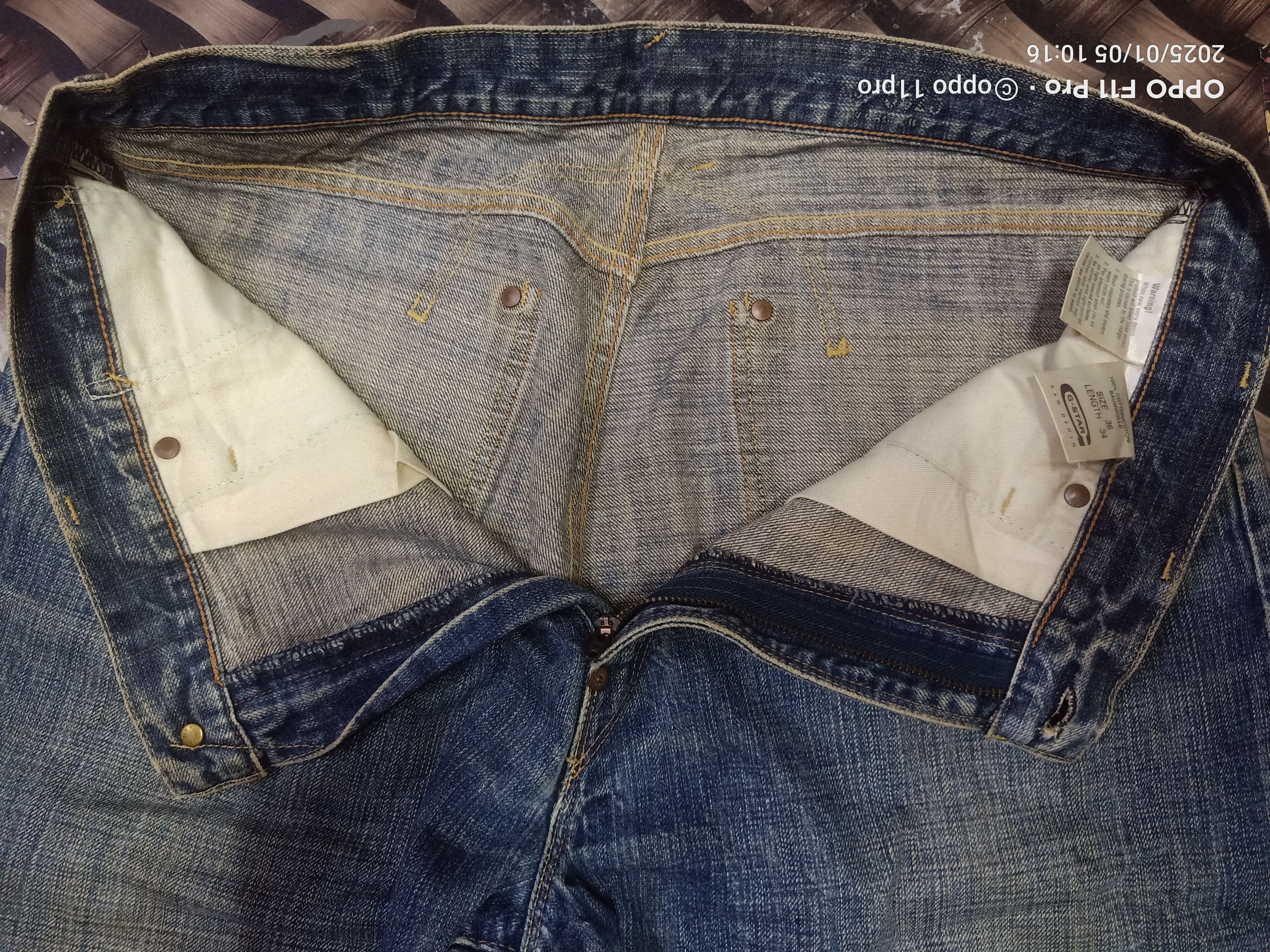 G-Star × If Six Was Nine × Le Grande Bleu (L.G.B.) Gstar Raw Low Crotch Denim Loose Size US 36 / EU 52 - 4 Thumbnail