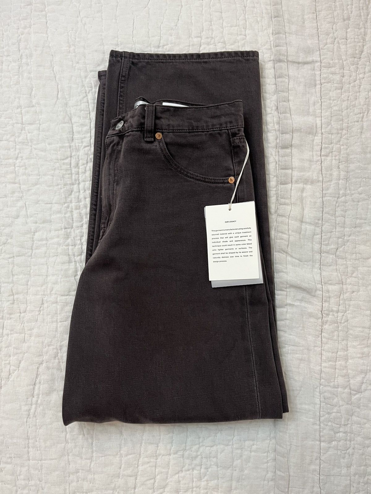 ourlegacy Vast cut 28 パンツ OUR LEGACY vast cut aluminum tint 28