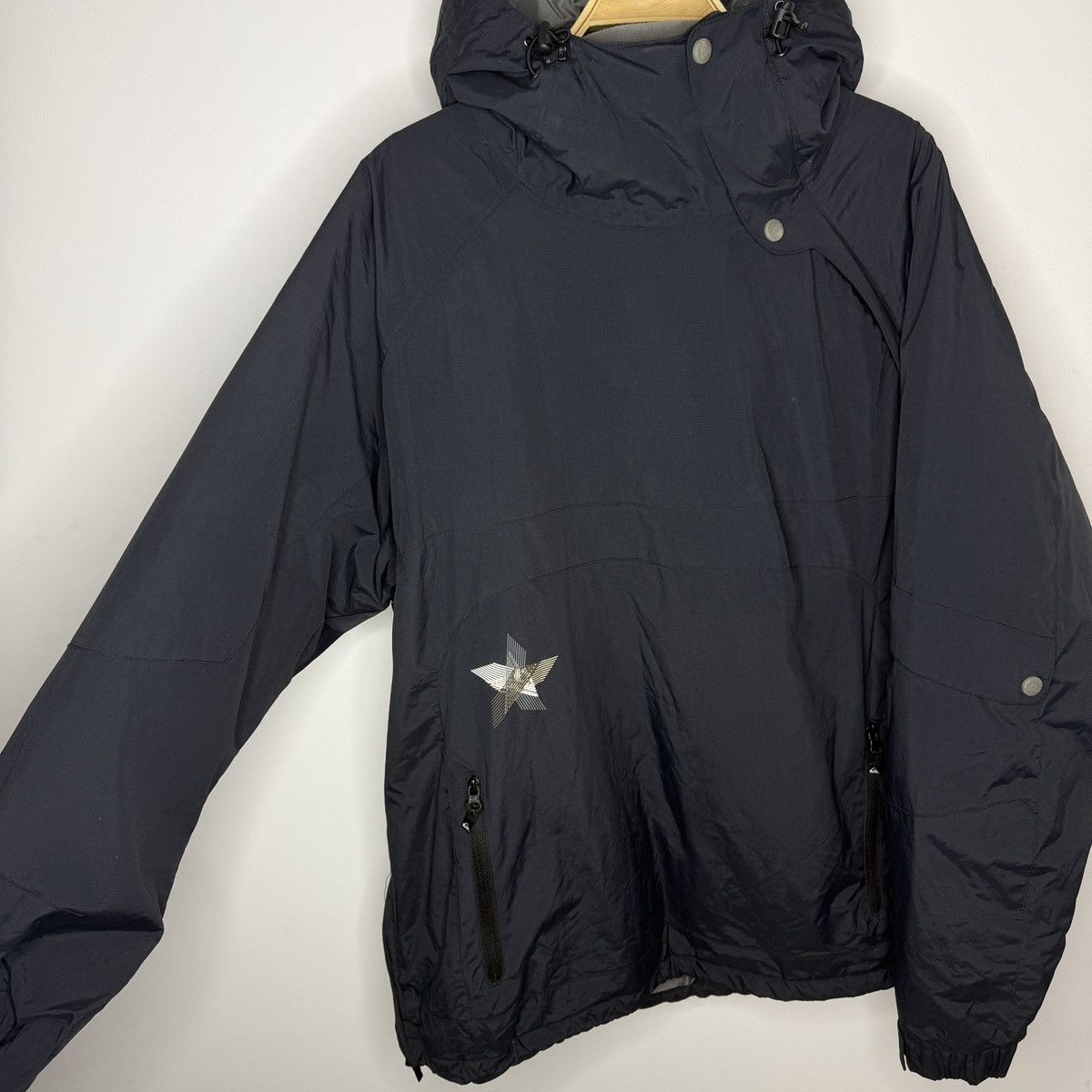 Quiksilver Vintage Quiksilver Compass Anorak Jacket Black Nylon Y2K Size US XL / EU 56 / 4 - 5 Thumbnail