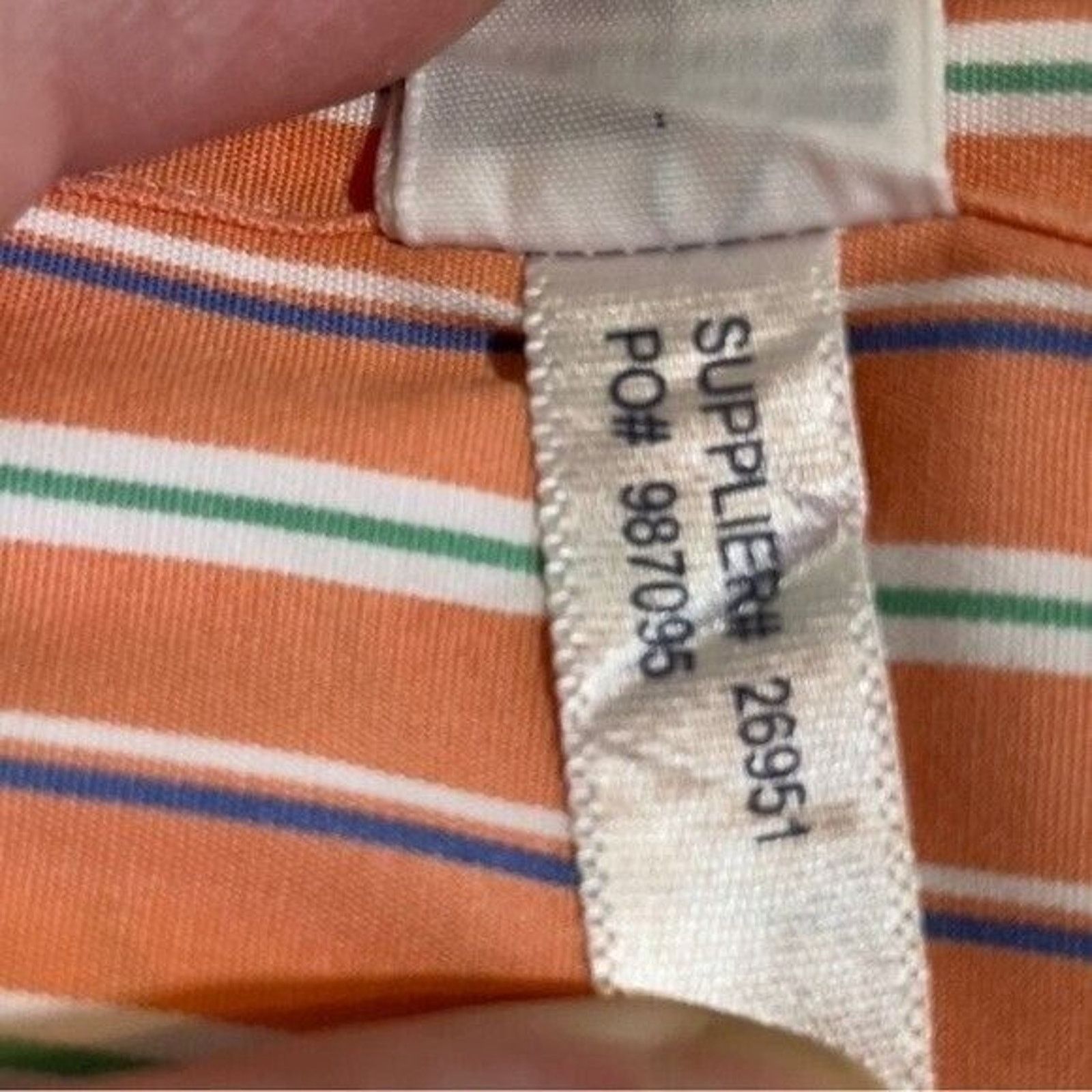 Ralph Lauren Ralph Lauren Mens Custom Fit Button Down Orange Large Size US L / EU 52-54 / 3 - 9 Thumbnail