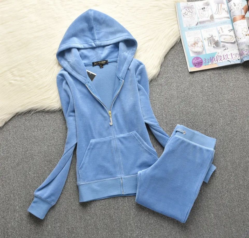 image of Juicy Couture Tracksuit in Blue, Women's (Size 30)