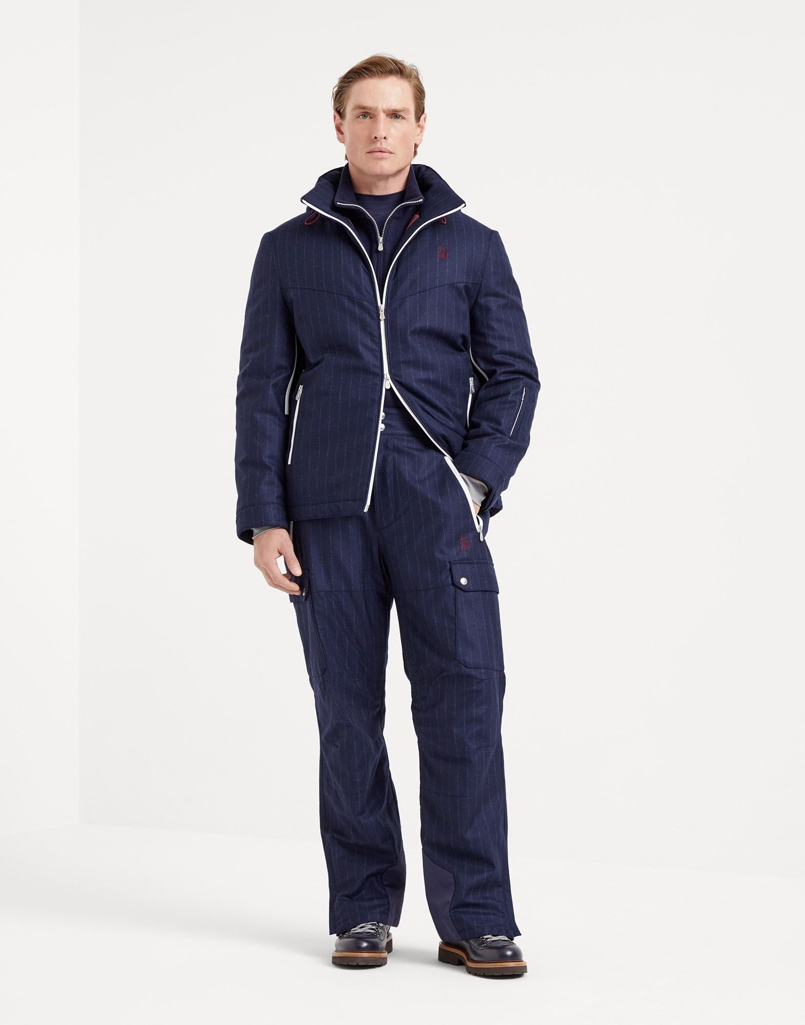 Brunello Cucinelli o1la1rc1a0925 Pant in Blue Size US 36 / EU 52 - 4 Thumbnail