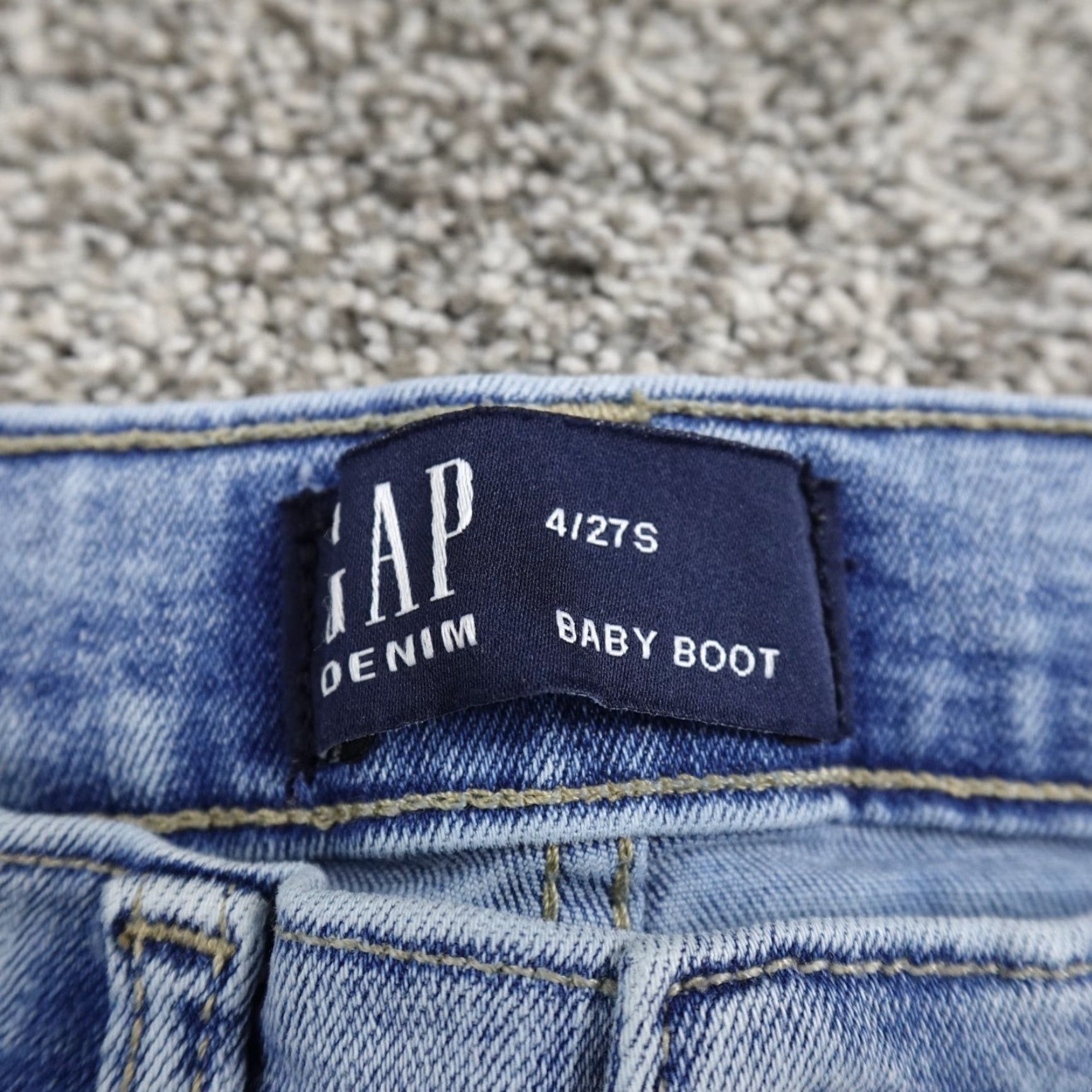 Gap Gap Jeans Womens 4 Light Blue Denim Mid Rise Boot Flare Western Stretch Jeans Mens? Size 27" / US 4 / IT 40 - 6 Thumbnail