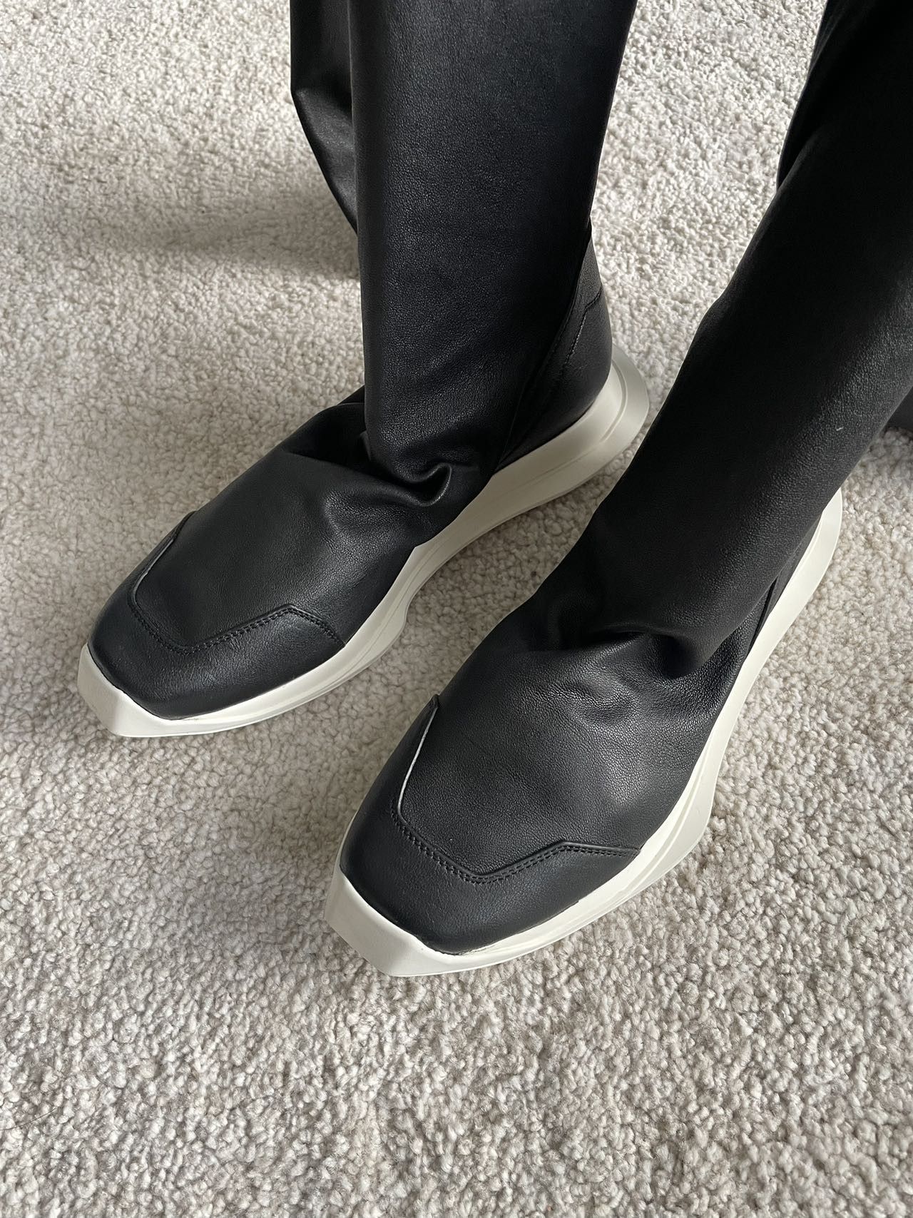Rick Owens Rick Owens Oblique Runner Stocking Boots Size US 6 / IT 36 - 3 Thumbnail