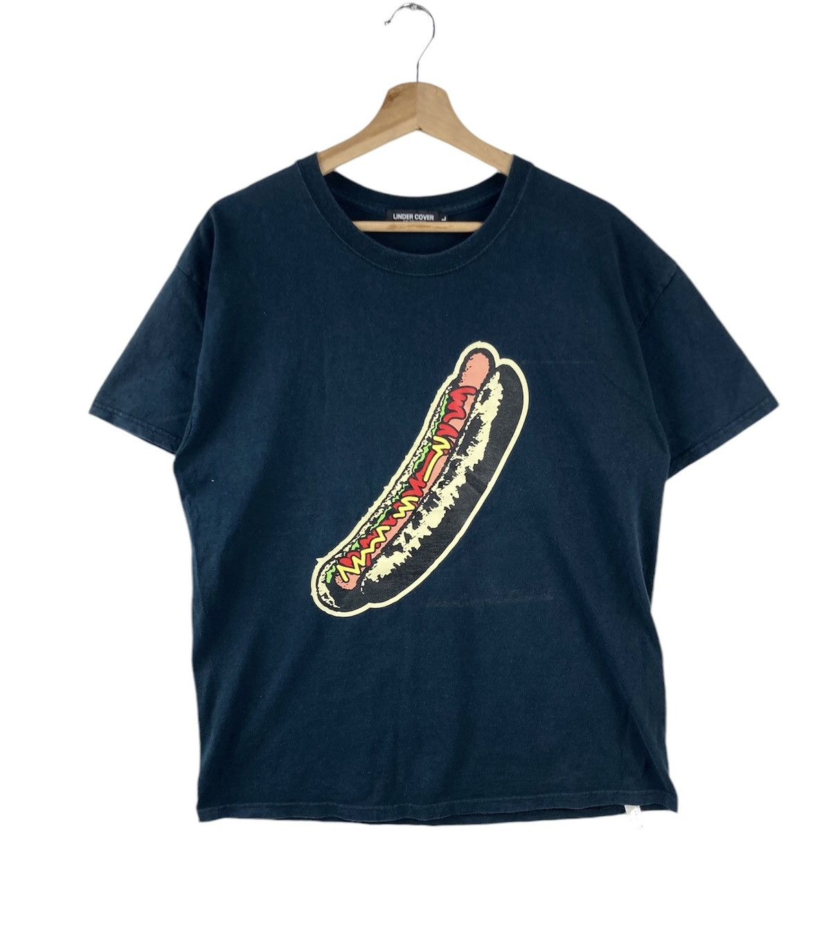 Jun Takahashi × Undercover AW99 Vintage Undercover By Jun Takahashi Hotdog Logo T-Shirt Size US L / EU 52-54 / 3 - 2 Thumbnail