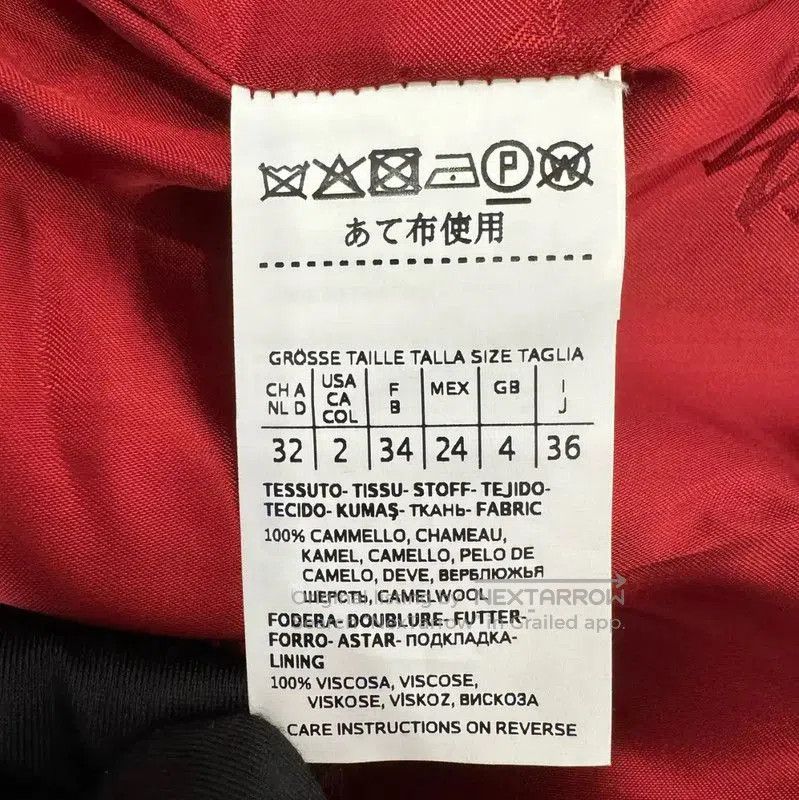 Max Mara MaxMara Red Polyester Lady's Coat . Size XS / US 0-2 / IT 36-38 - 5 Thumbnail