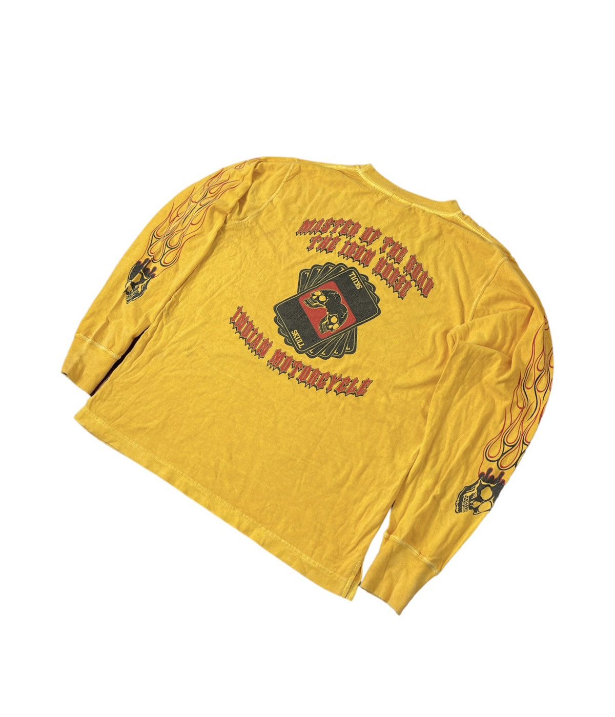 Harley Davidson × Indian Motorcycle × Toyo Enterprises 🔥 Rare! Indian Motorcycles Skull Toyo Ent long sleeve Shirt Size US L / EU 52-54 / 3 - 1 Thumbnail