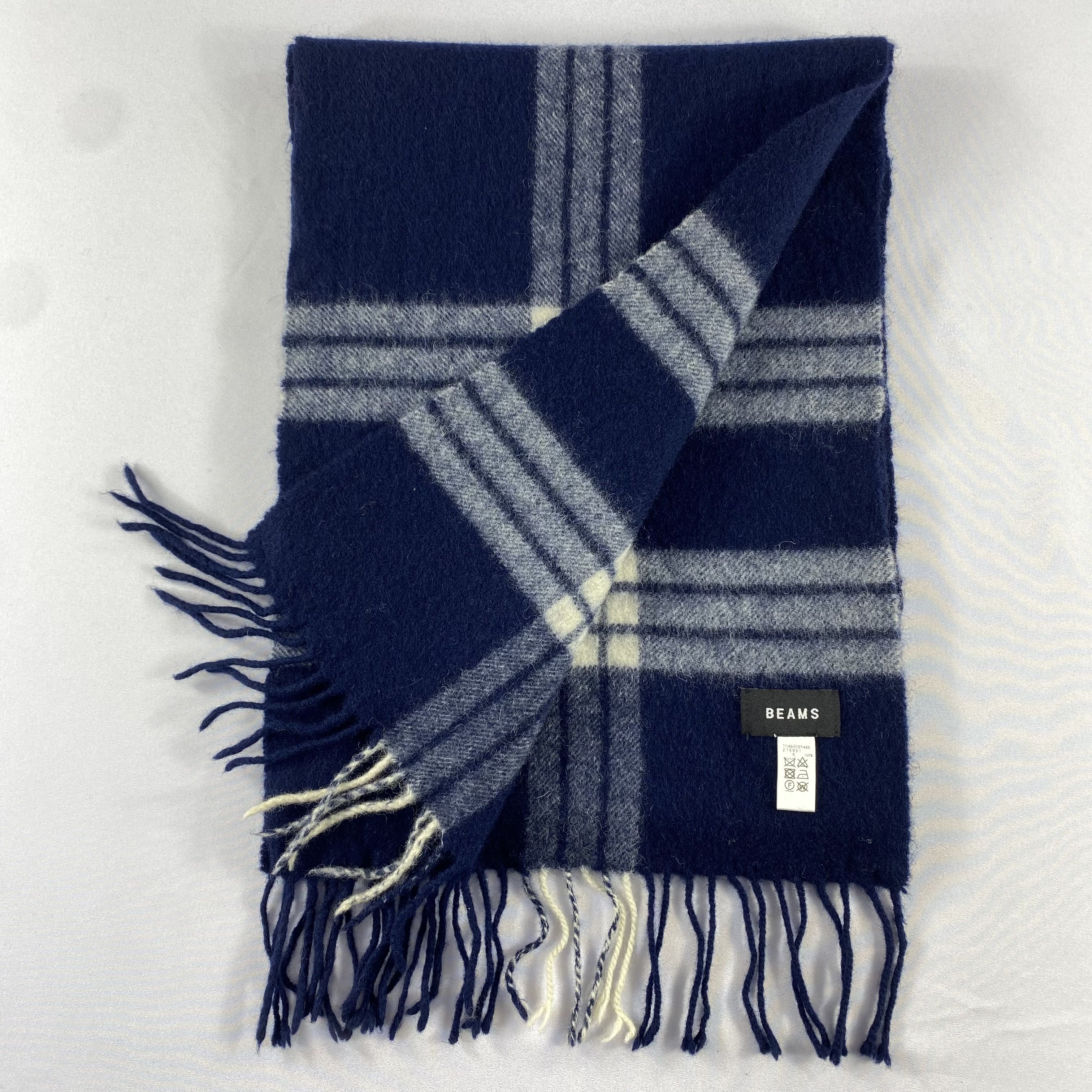 Beams Plus Japanese Brand Beams Scarf Neck Wrap Wool Muffler Size ONE SIZE - 4 Thumbnail
