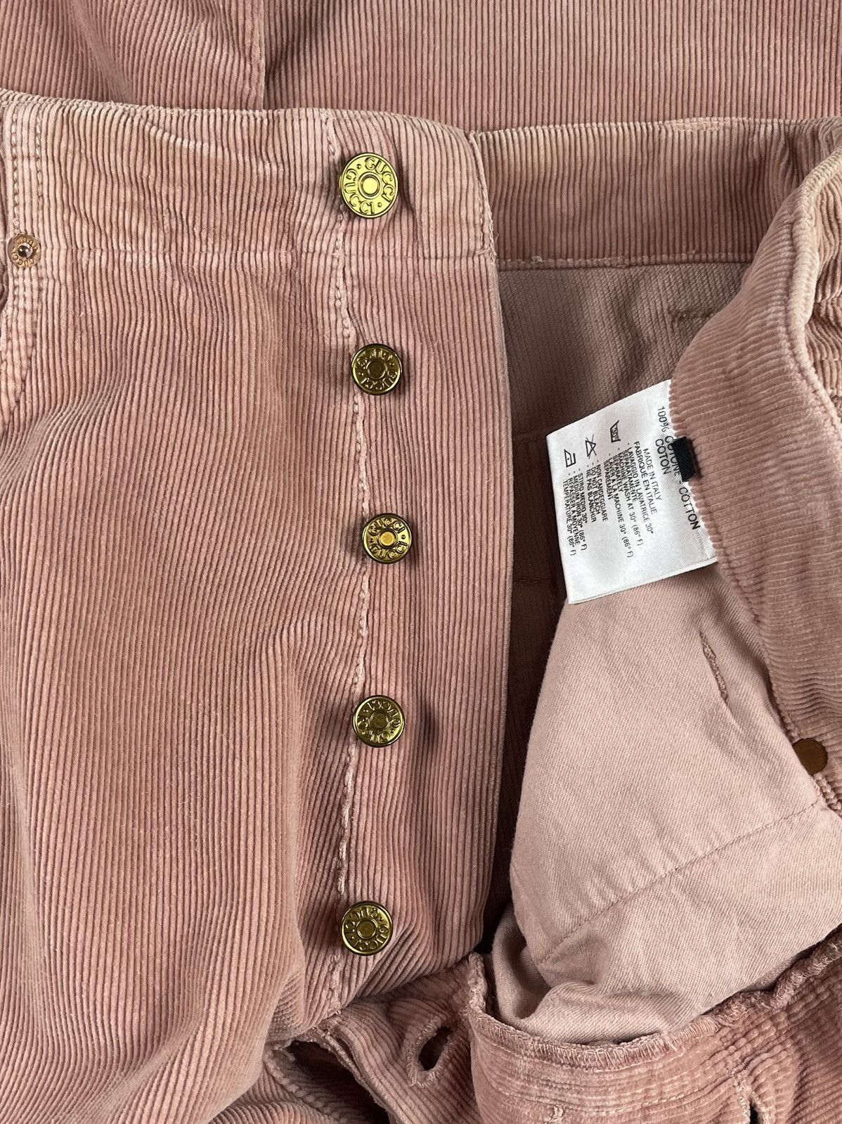 Gucci Gucci Tom Ford Bootcut Wide Leg Corduroy Jeans Pink Size US 34 / EU 50 - 5 Thumbnail