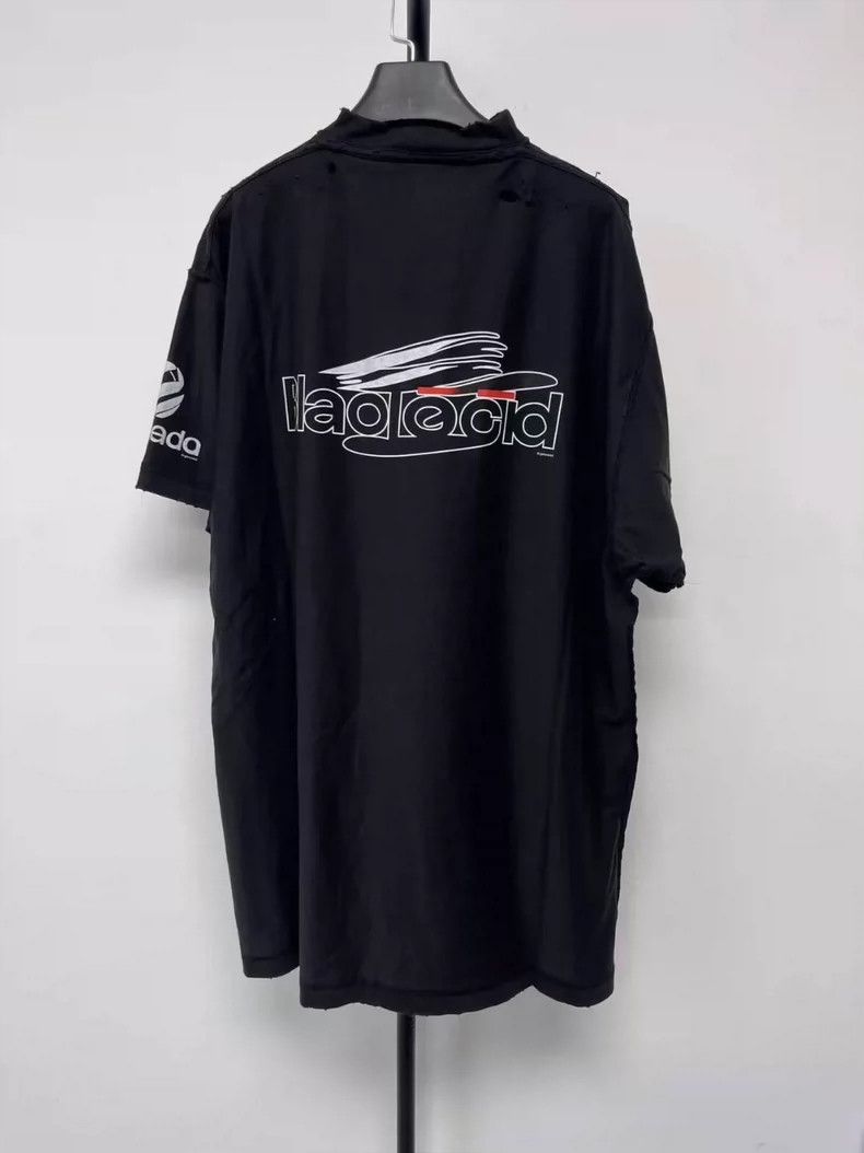 Balenciaga Balenciaga Logo monogrammed crewneck short sleeve T-shirt Size US M / EU 48-50 / 2 - 2 Thumbnail