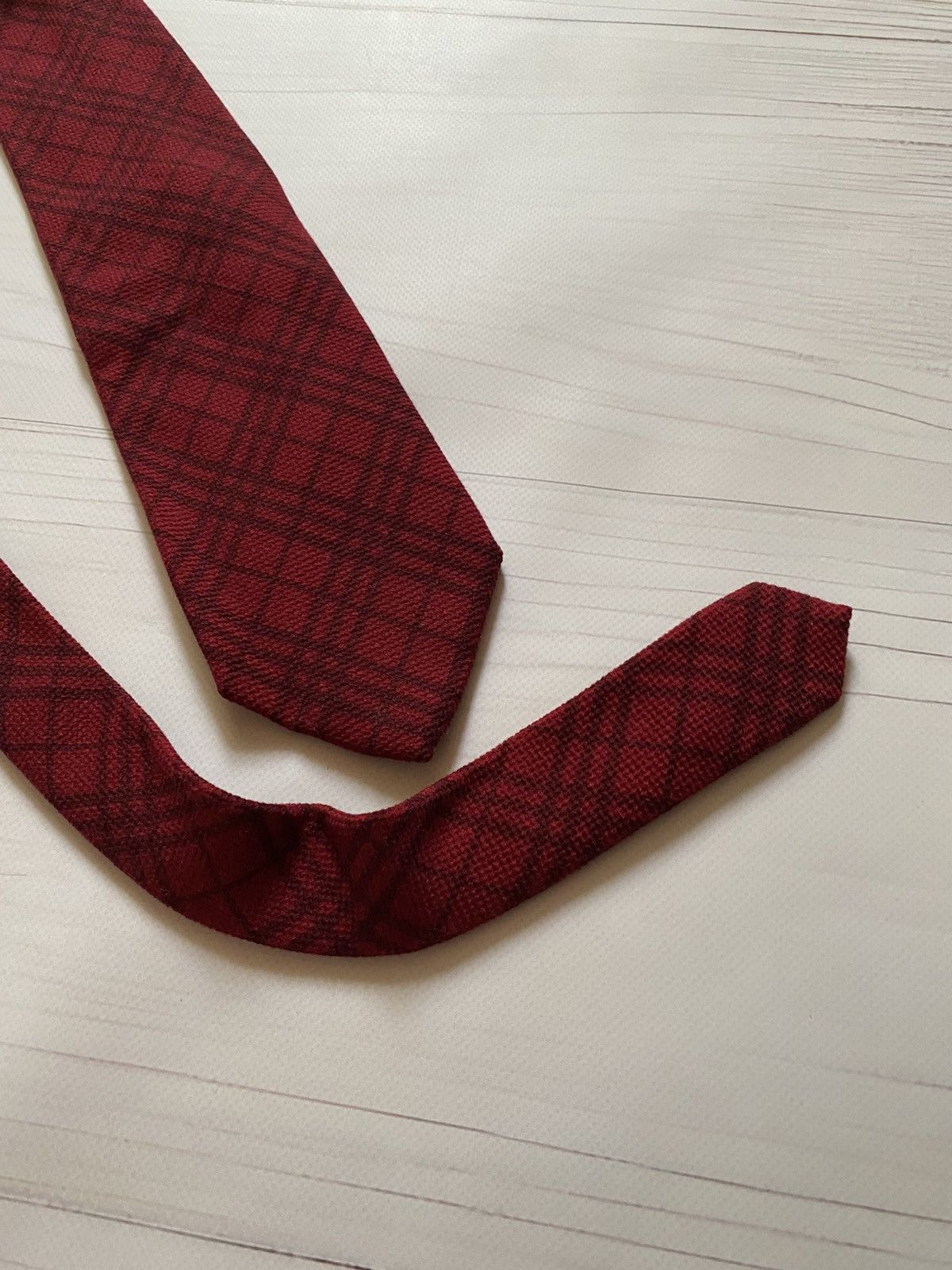 Burberry Vintage Burberry checked cachemire and silk tie Size ONE SIZE - 11 Thumbnail