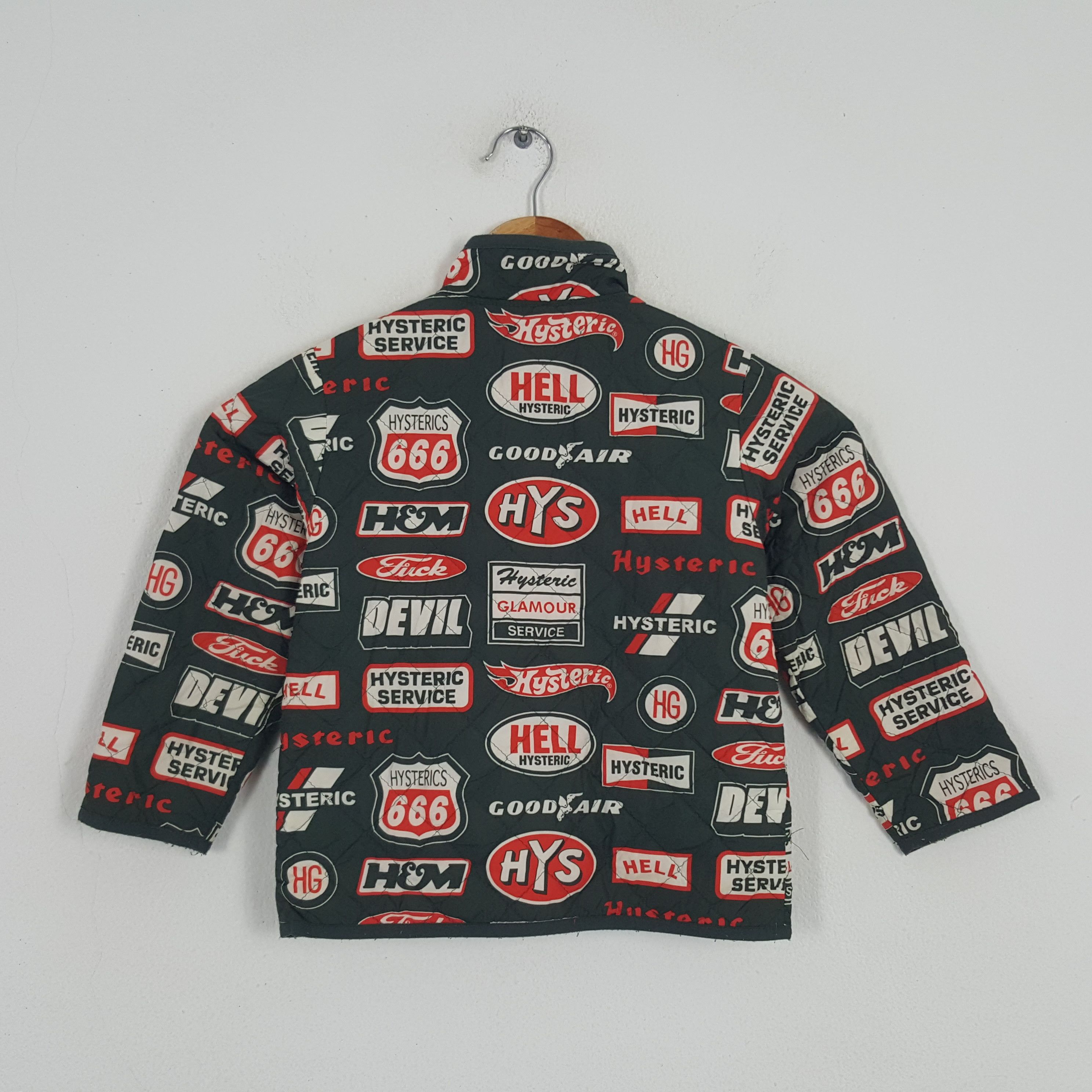 Hysteric Glamour × Japanese Brand × Vintage Vintage Hysteric Glamour Japanese Racing Art Kids Jacket Size US XXS / EU 40 - 3 Thumbnail