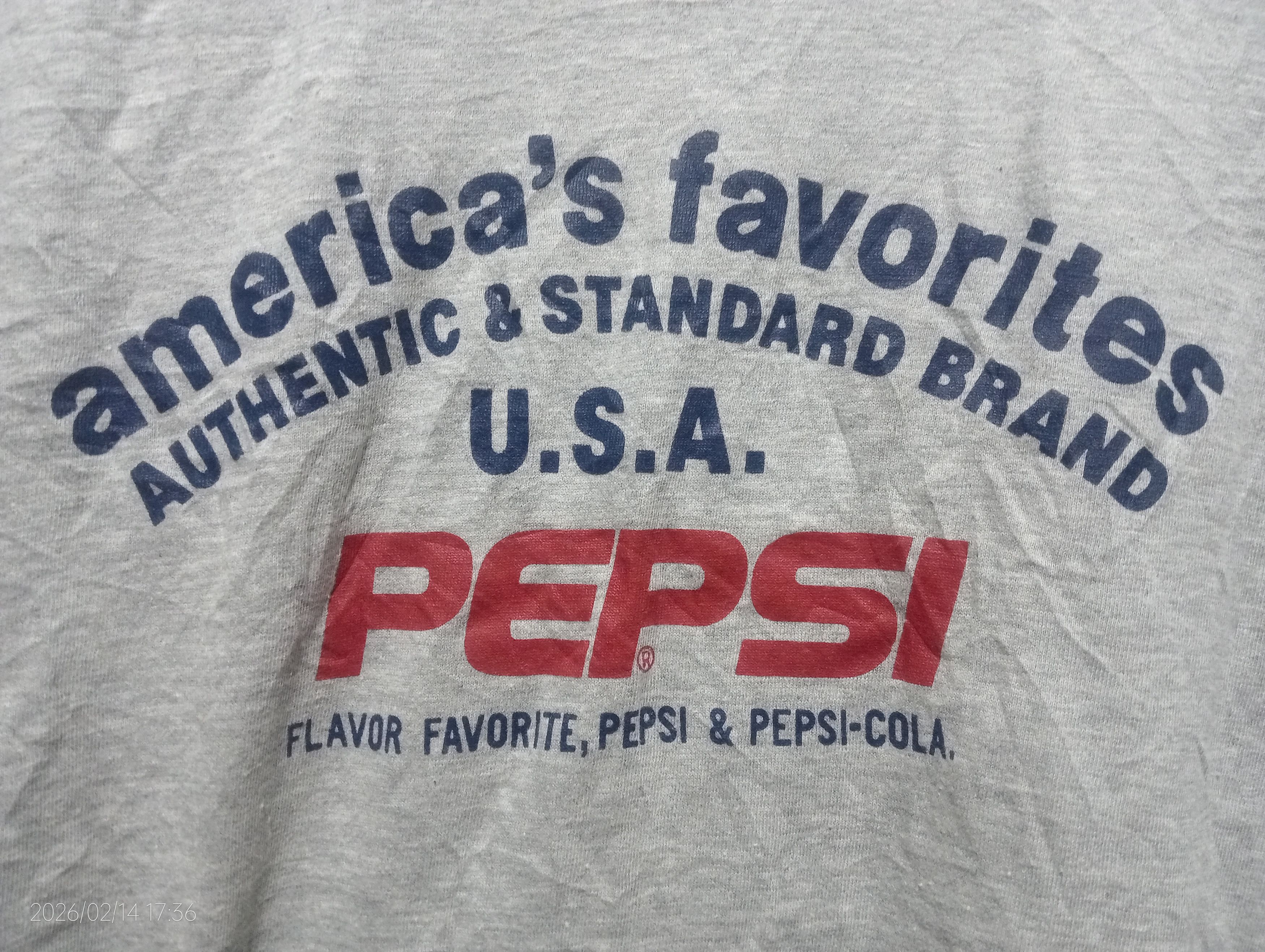 Vintage Vintage '90s Pepsi-Cola Tee Very Rare Size US L / EU 52-54 / 3 - 4 Thumbnail
