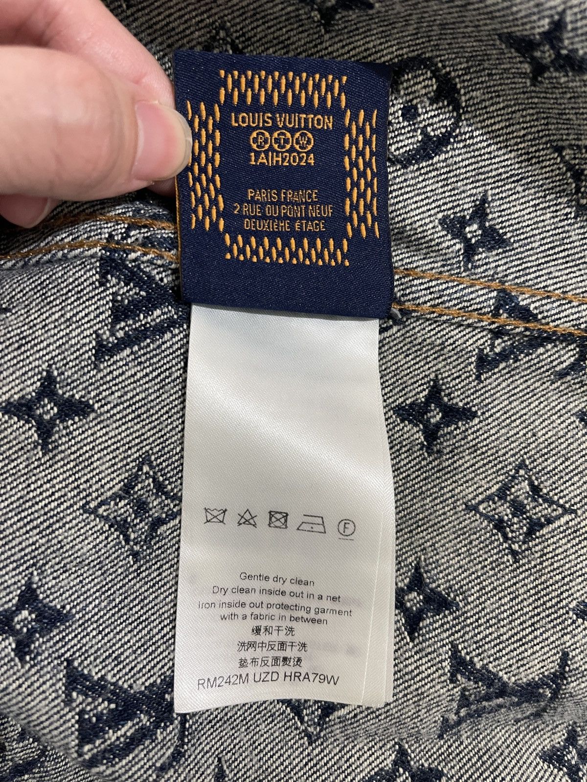 Louis Vuitton Louis Vuitton x Timberland Monogram Jacquard denim Jacket Size US M / EU 48-50 / 2 - 8 Thumbnail