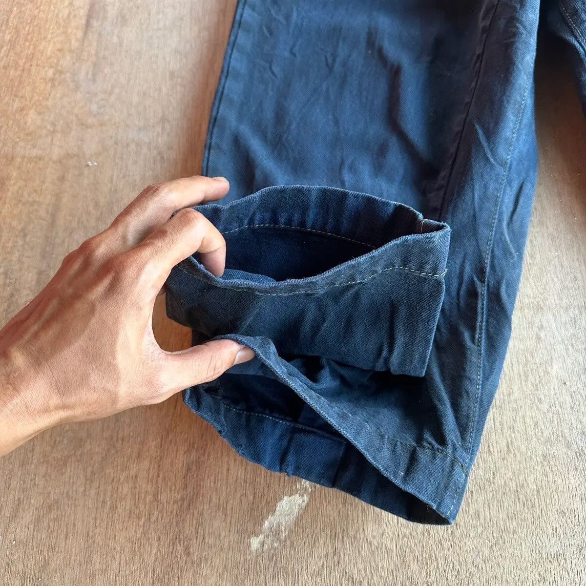 Maison MIHARA YASUHIRO RARE 💥 VINTAGE DOUBLE WAIST/LEGS DESIGNER BAGGY JEANS PANTS Size US 30 / EU 46 - 6 Thumbnail