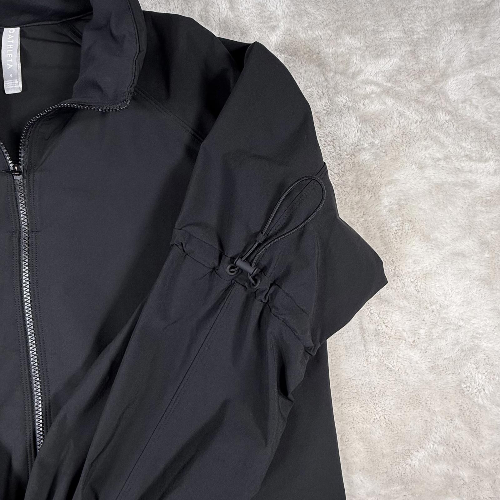 Other Athleta Jacket Women's S Black Stay Fly Windbreaker Size S / US 4 / IT 40 - 4 Thumbnail