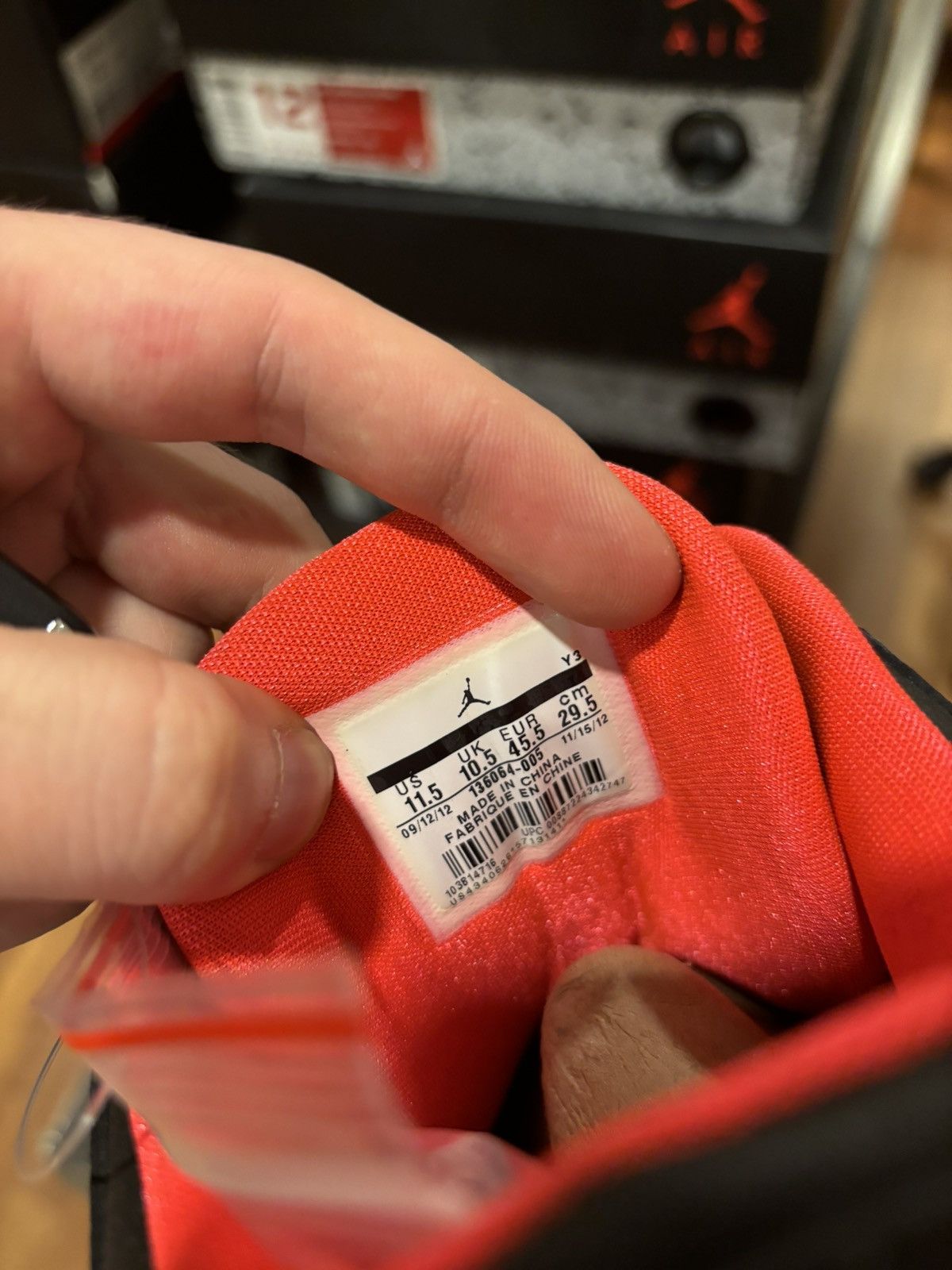Jordan Brand Jordan 3 retro ‘crimson’ Size US 11.5 / EU 44-45 - 8 Thumbnail