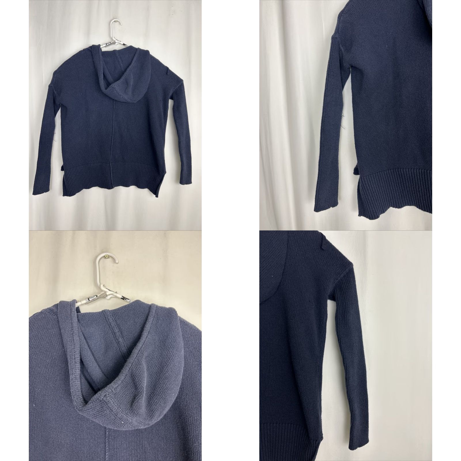 Athleta Athleta Revive Navy Knit Hoodie Full Zip Women’s Medium Size M / US 6-8 / IT 42-44 - 9 Thumbnail