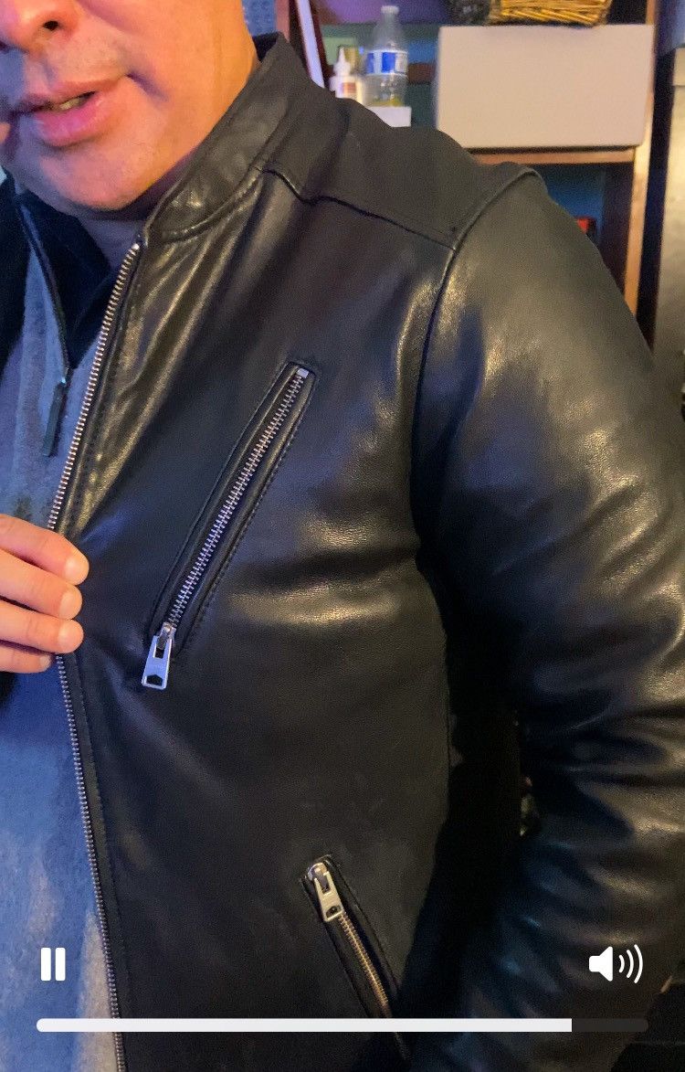 Allsaints AllSaints leather bomber Size US M / EU 48-50 / 2 - 16 Thumbnail
