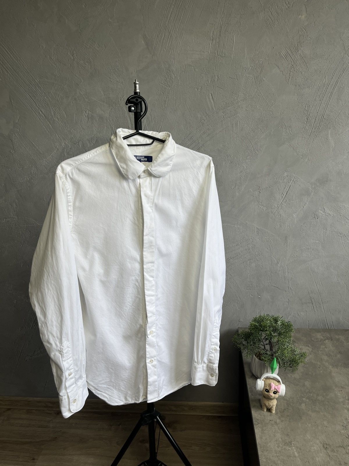 Junya Watanabe Junya Watanabe Comme des Garcons MAN White Oxford Shirt Size US L / EU 52-54 / 3 - 1 Thumbnail