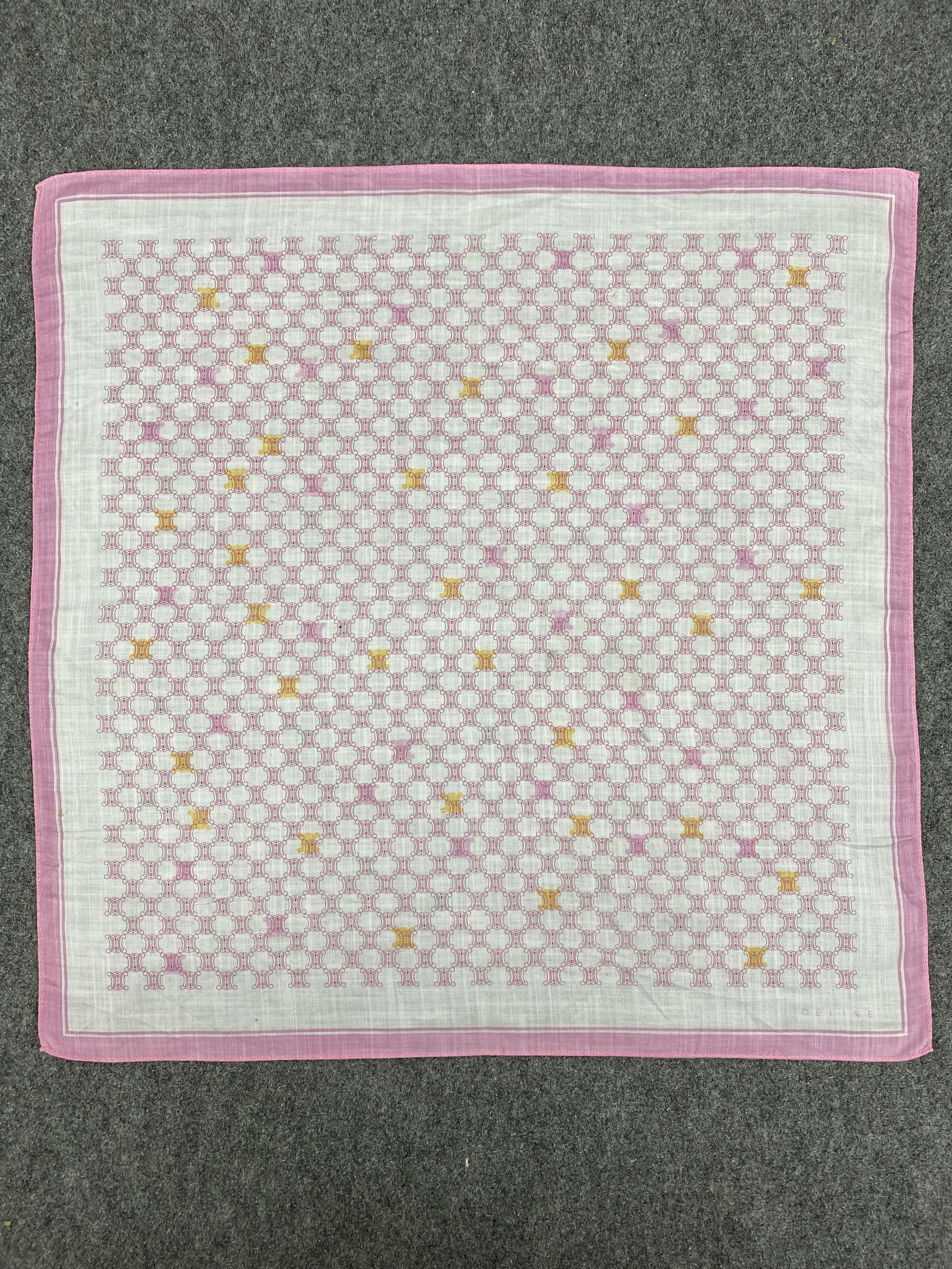 Celine Celine Handkerchief / Neckerchief / Bandana HKC0579 Size ONE SIZE - 4 Thumbnail