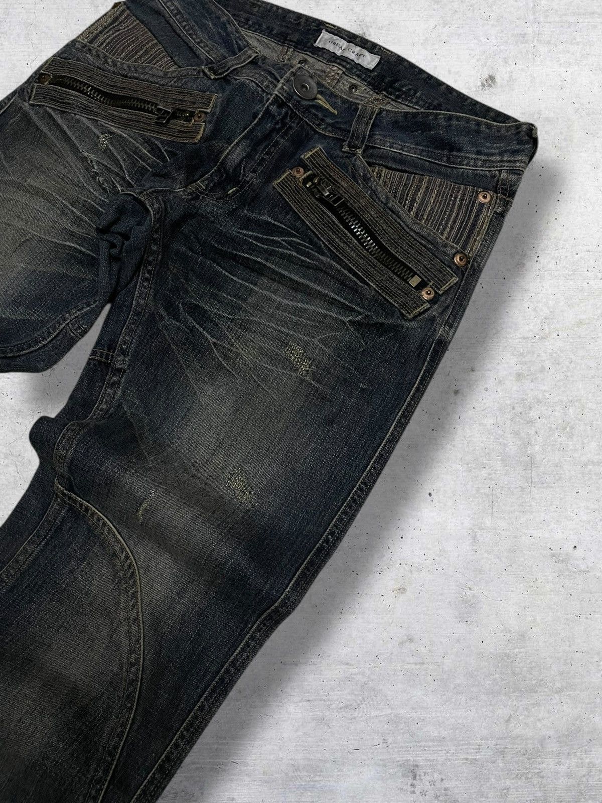 PPFM URBAN CRAFT 1990S DISTRESSED LAYERED JAPAN DESIGNER STYLE Size US 32 / EU 48 - 8 Thumbnail