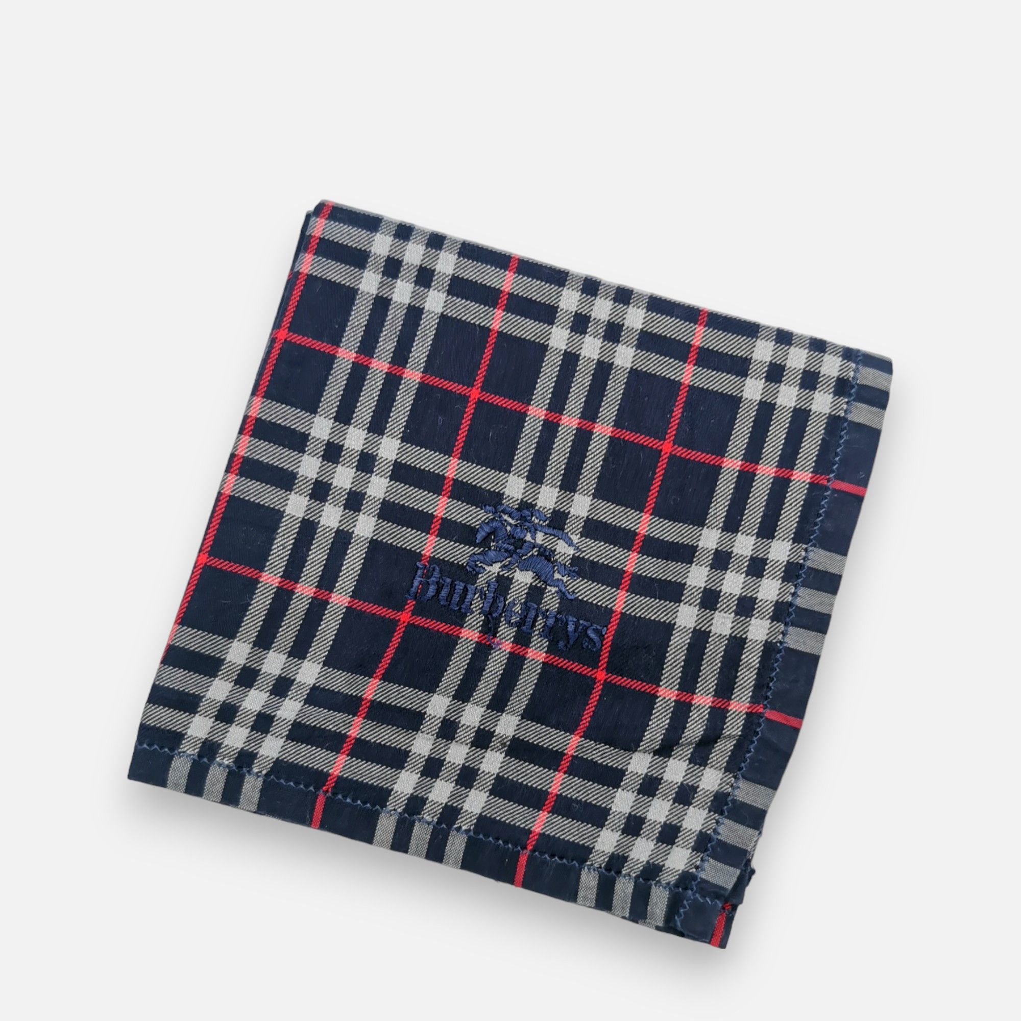 Burberry Vintage Burberry Handkerchief Pocket Square Bandana Size ONE SIZE - 2 Thumbnail