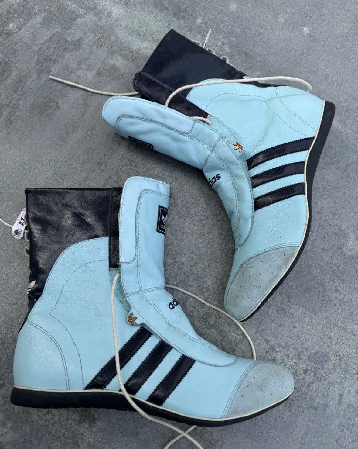 VINTAGE high SHOES BOXING HYPE Y-3 style adidas boots