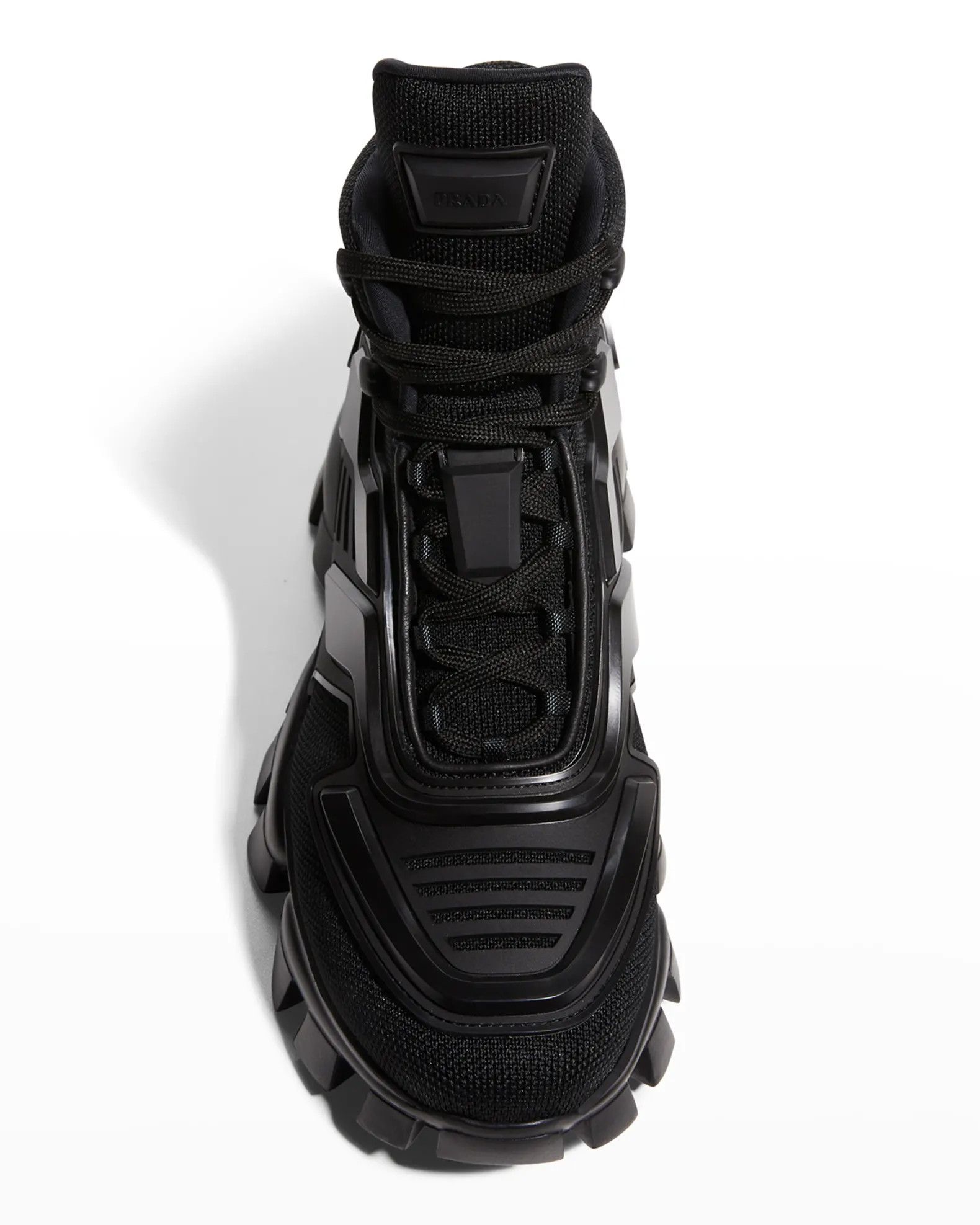 Prada o1w1db11123 High-Top Sneakers in Nero Size US 11 / EU 44 - 6 Thumbnail