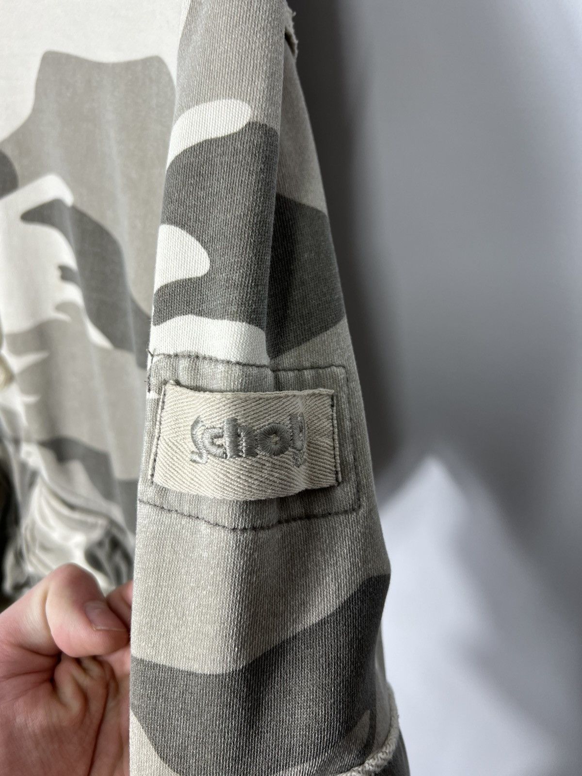 Schott Vintage streetwear Military Schott Camo Zip Hoodie Size US L / EU 52-54 / 3 - 4 Thumbnail