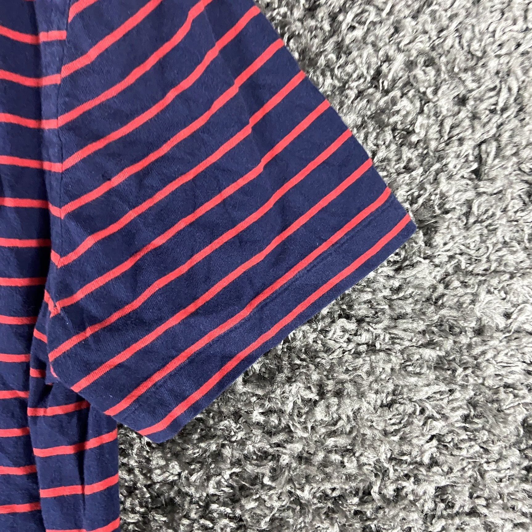 Ralph Lauren VINTAGE Ralph Lauren Polo Shirt Men M Blue Red Striped Polo Mens Medium Blue Striped 90s Theme? Size US M / EU 48-50 / 2 - 4 Thumbnail