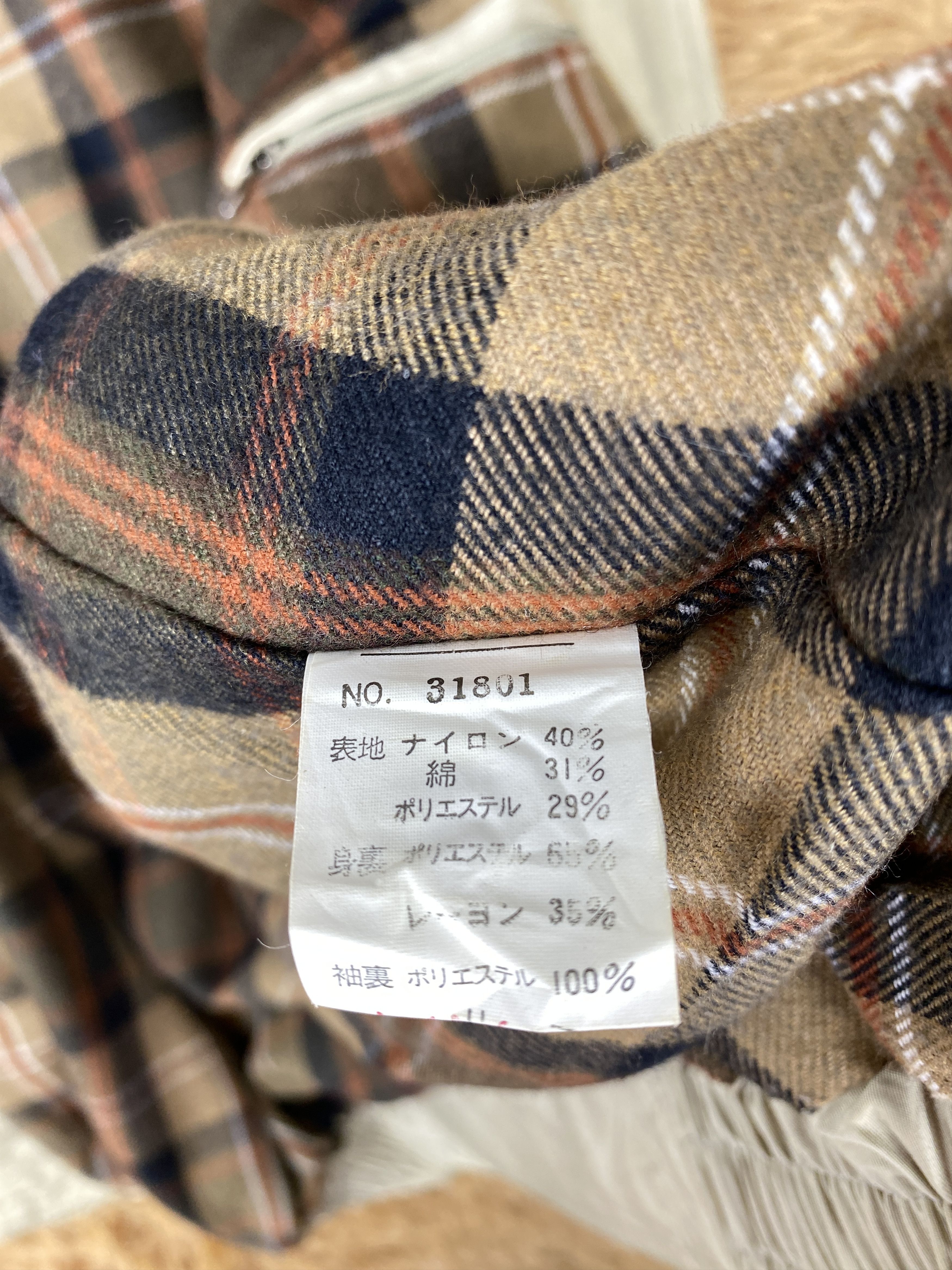 Japanese Brand Vintage Rortas 90s Style Checked Lining Jacket J2126 Size US M / EU 48-50 / 2 - 9 Thumbnail