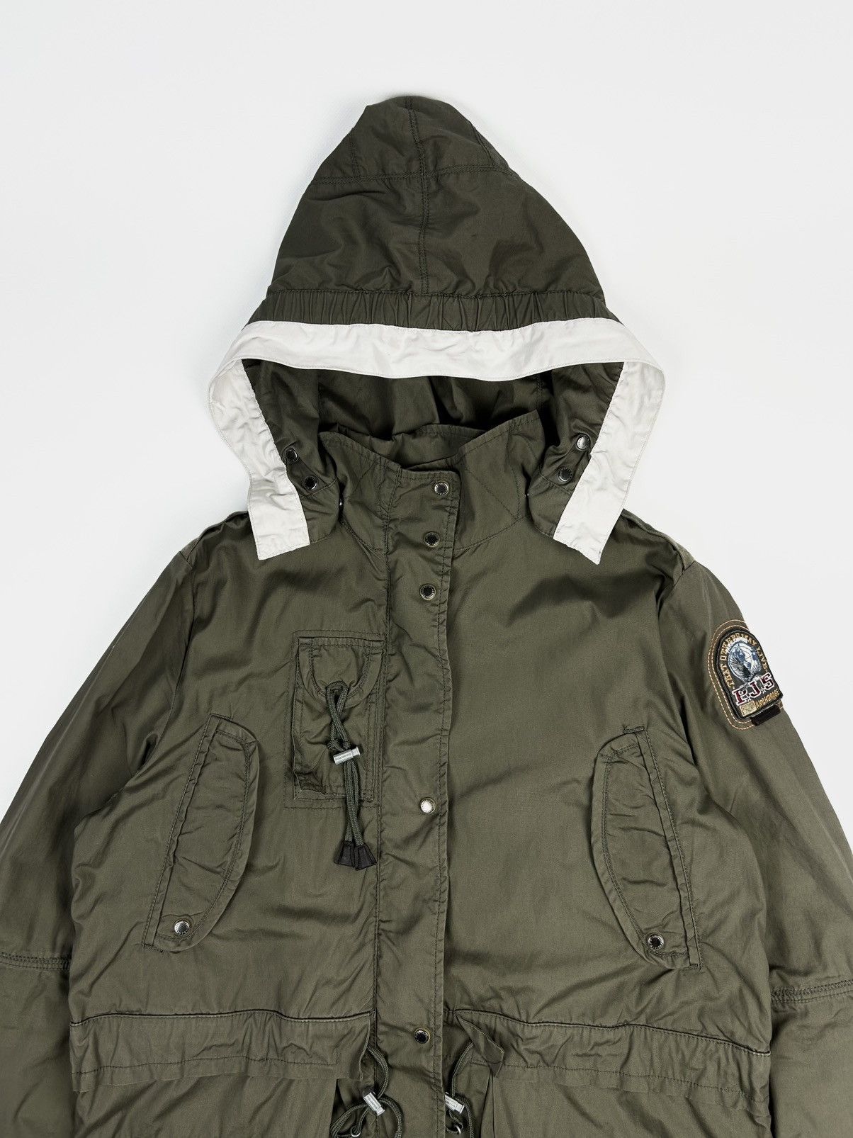 Parajumpers Parajumpers Long Parka Multipocket Windbreaker Jacket Size L / US 10 / IT 46 - 6 Thumbnail