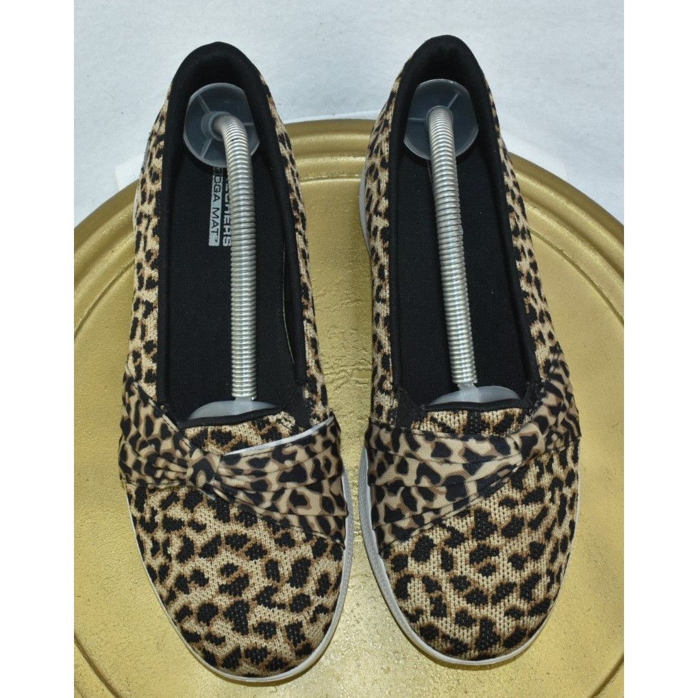 SKECHERS Skechers Goga Mat Women's Shoes Size 7.5 Leopard Slip On Com Size US 7.5 / IT 37.5 - 6 Thumbnail