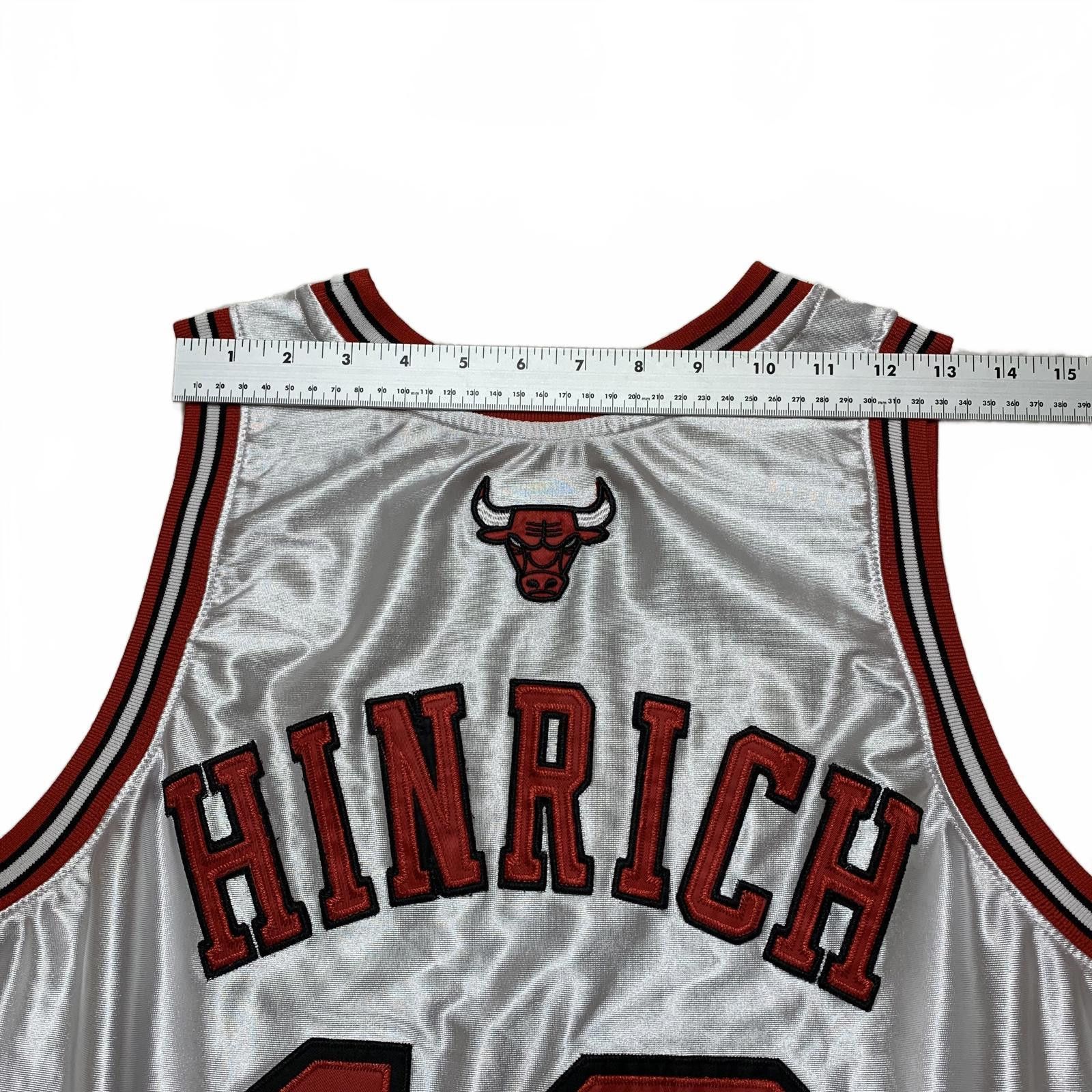 NBA Chicago Bulls #12 Kirk Hinrich Basketball Jersey White Red Size US M / EU 48-50 / 2 - 3 Thumbnail
