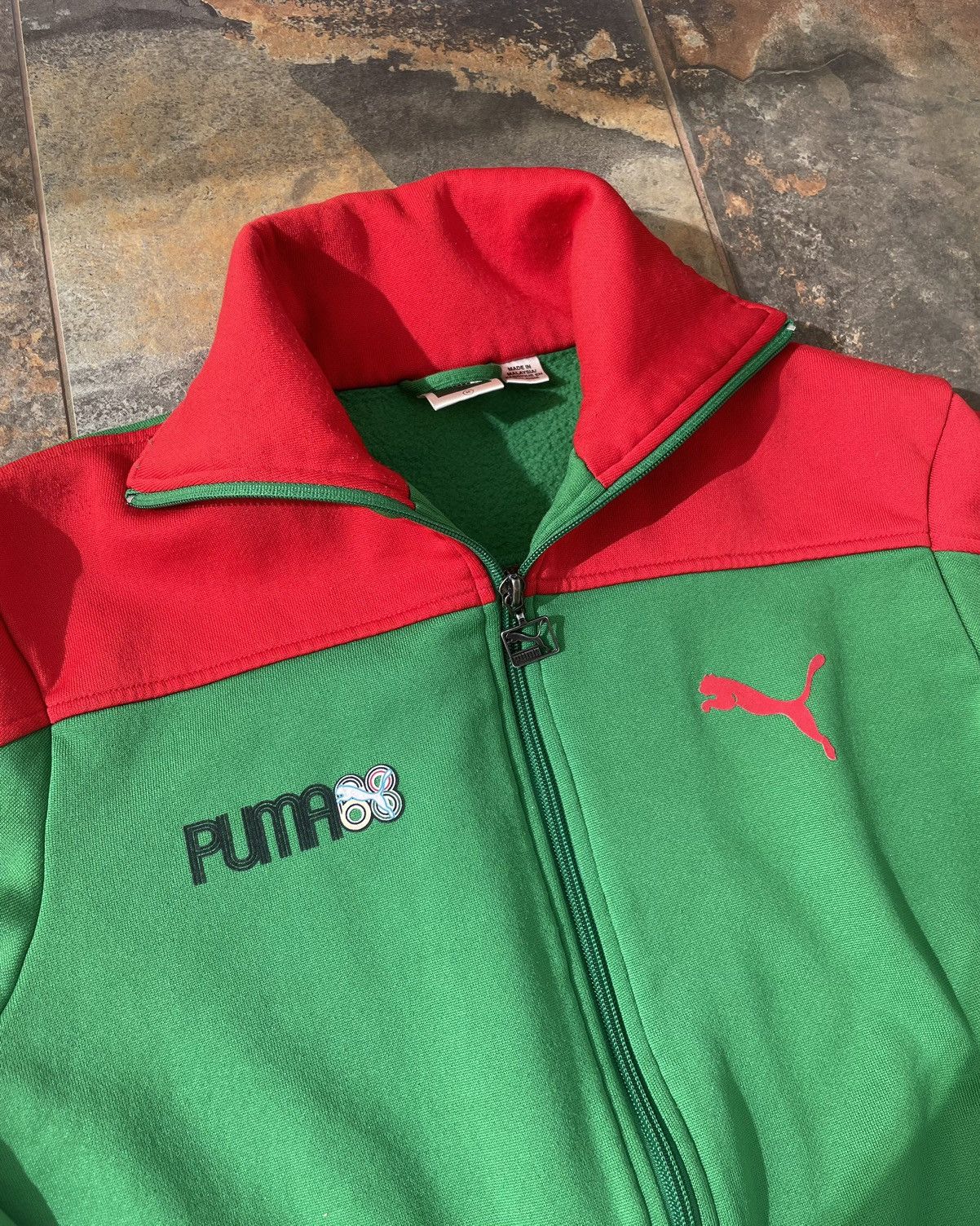 Puma × USA Olympics × Vintage Olympic Puma 1988 Vintage Jacket Zip Hoodie Size US M / EU 48-50 / 2 - 2 Thumbnail