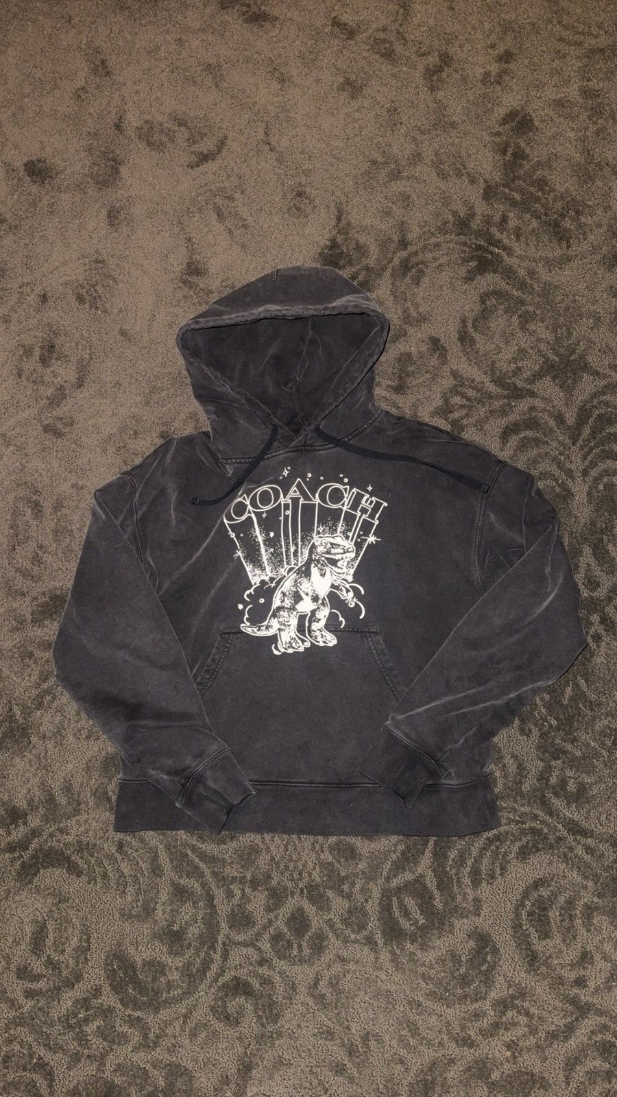 Coach Coach black T rex hoodie Size US S / EU 44-46 / 1 - 1 Thumbnail
