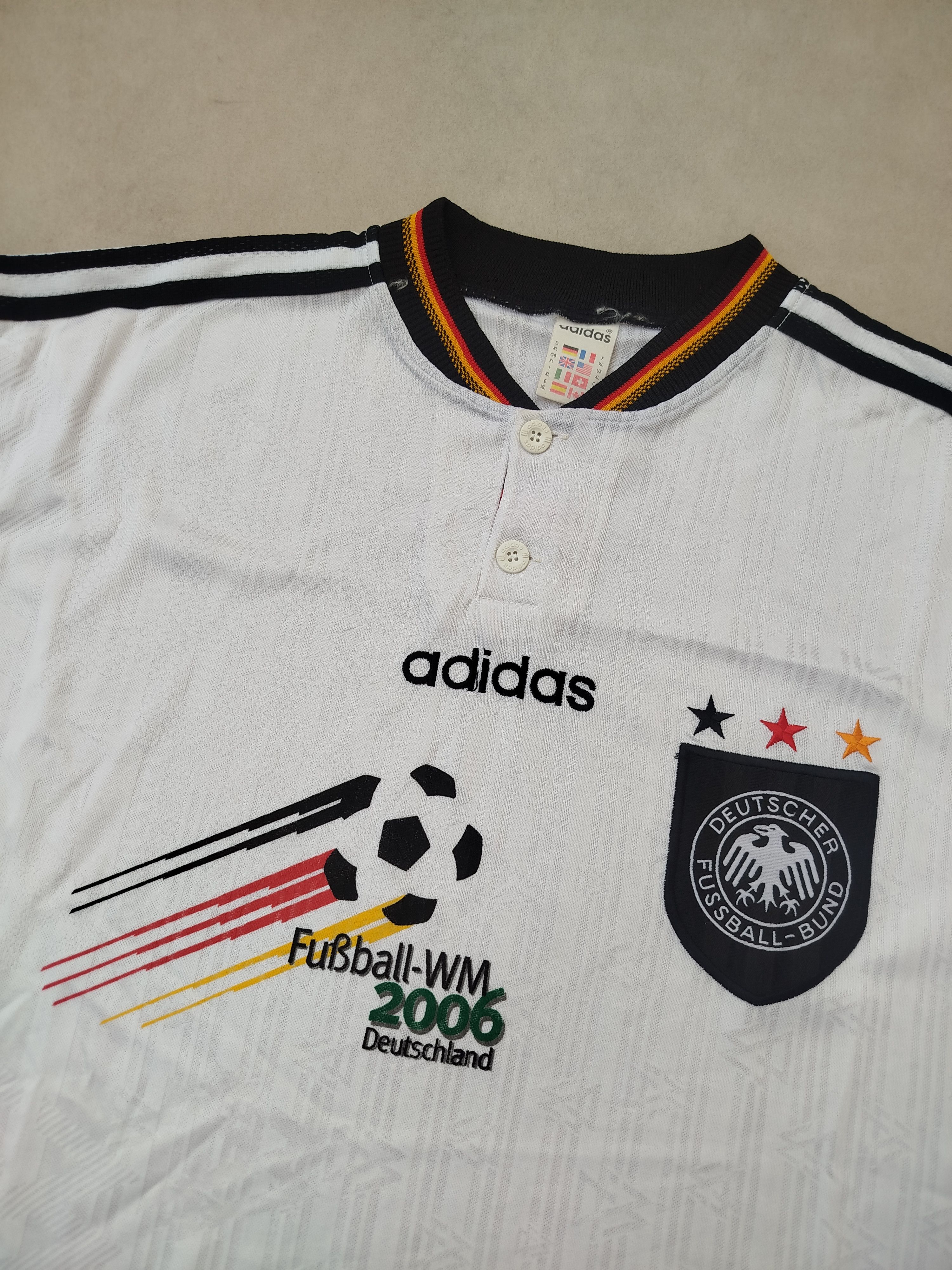 Adidas Germany 1996 vintage home football shirt adidas size XL Size US XL / EU 56 / 4 - 3 Thumbnail