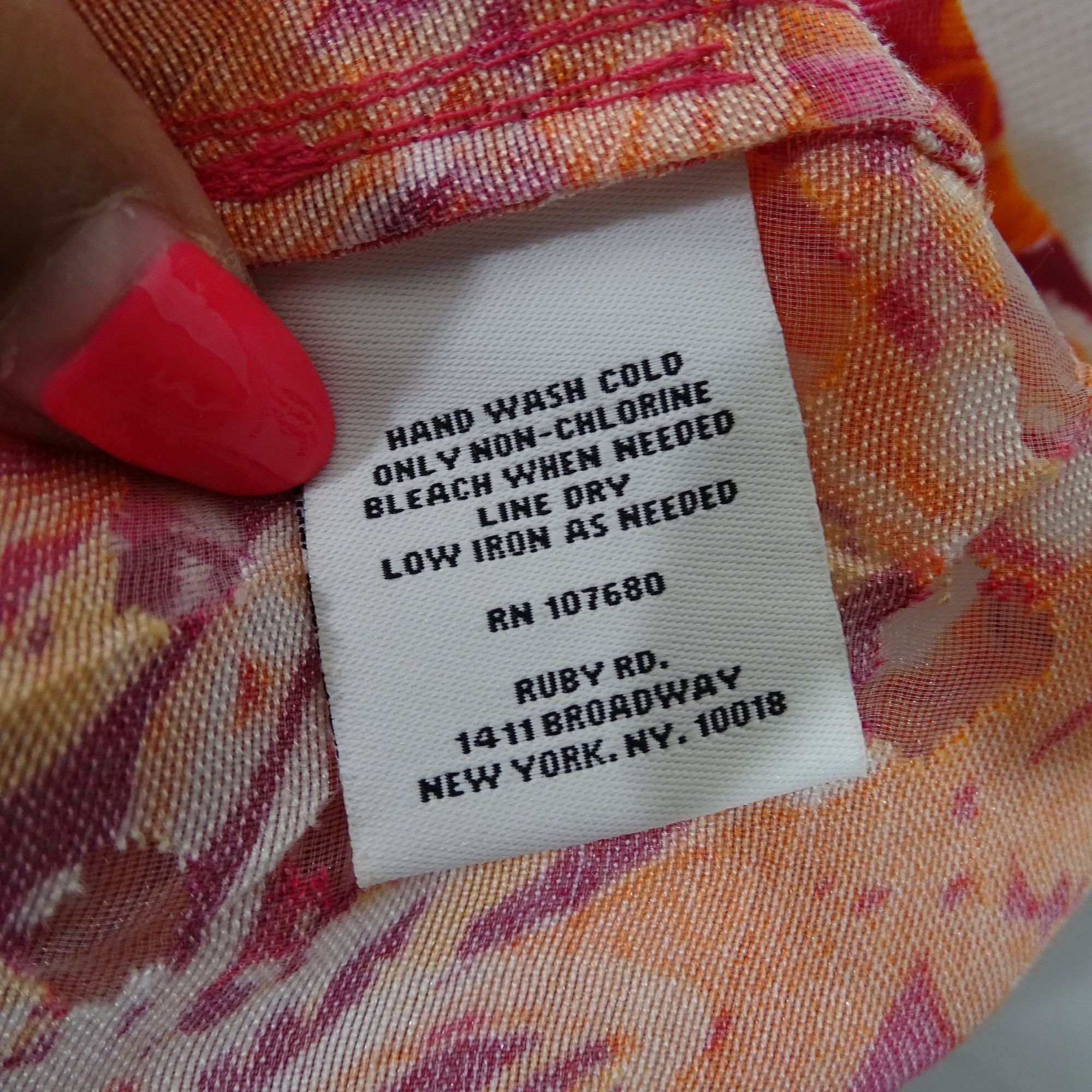 Other Ruby Rd Floral Button Up Burnout Jacket Shacket Size 10 Oran Size L / US 10 / IT 46 - 7 Thumbnail