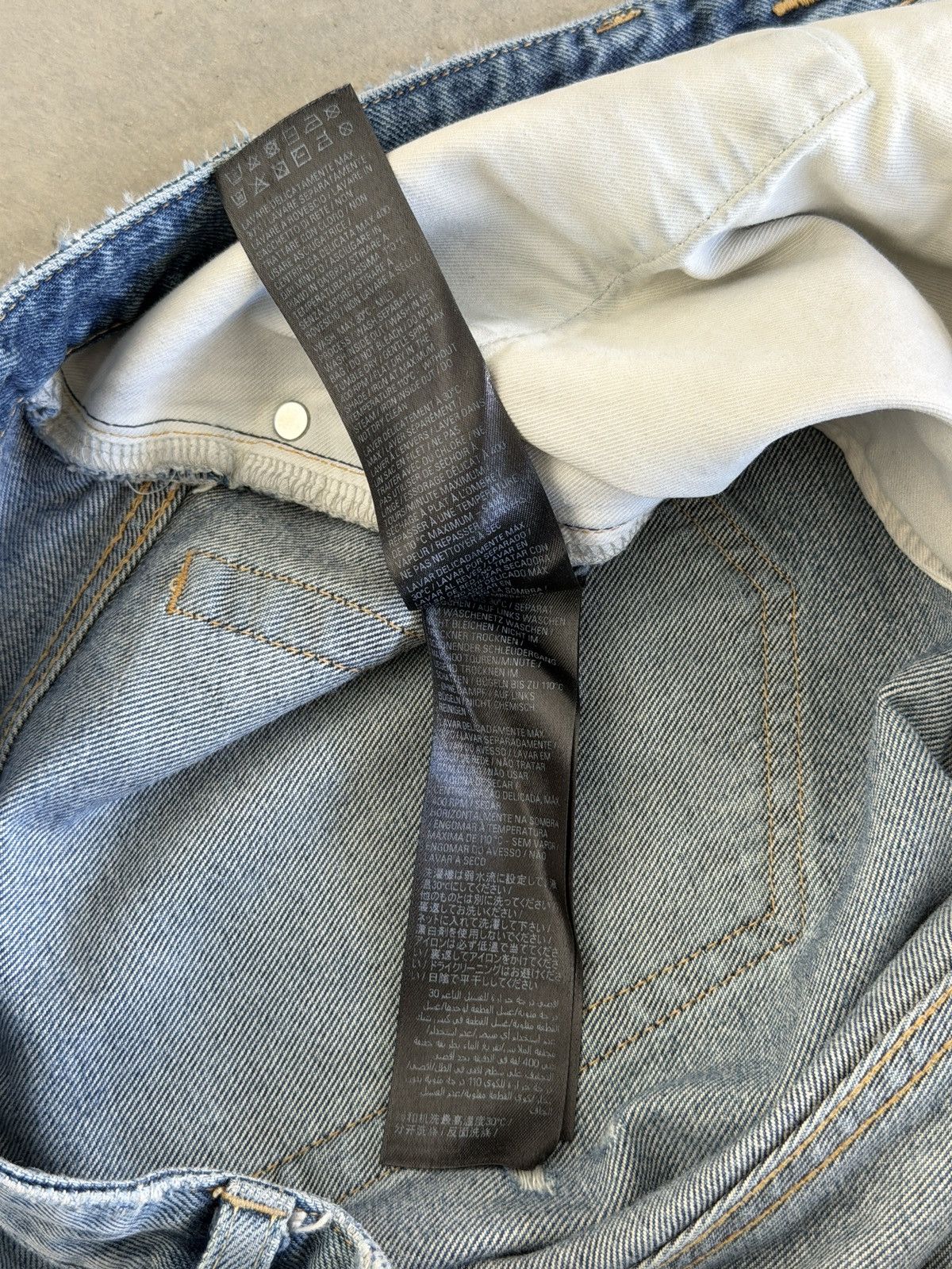 Balenciaga SOLD**Balenciaga SS23 destroyed mudwash jeans Size US 34 / EU 50 - 9 Thumbnail