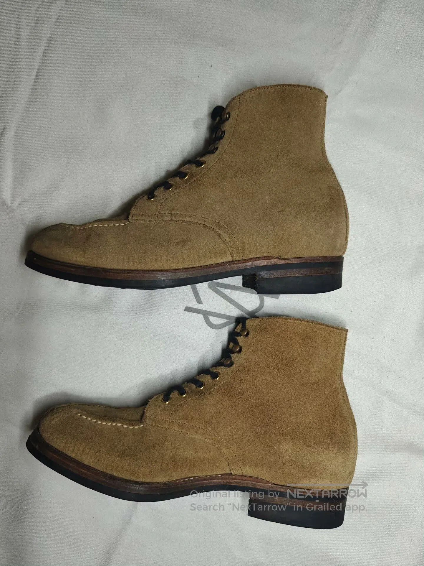Iron Heart Iron Boots CSF Suede Work Boots. Size US 6.5 / EU 39-40 - 4 Thumbnail