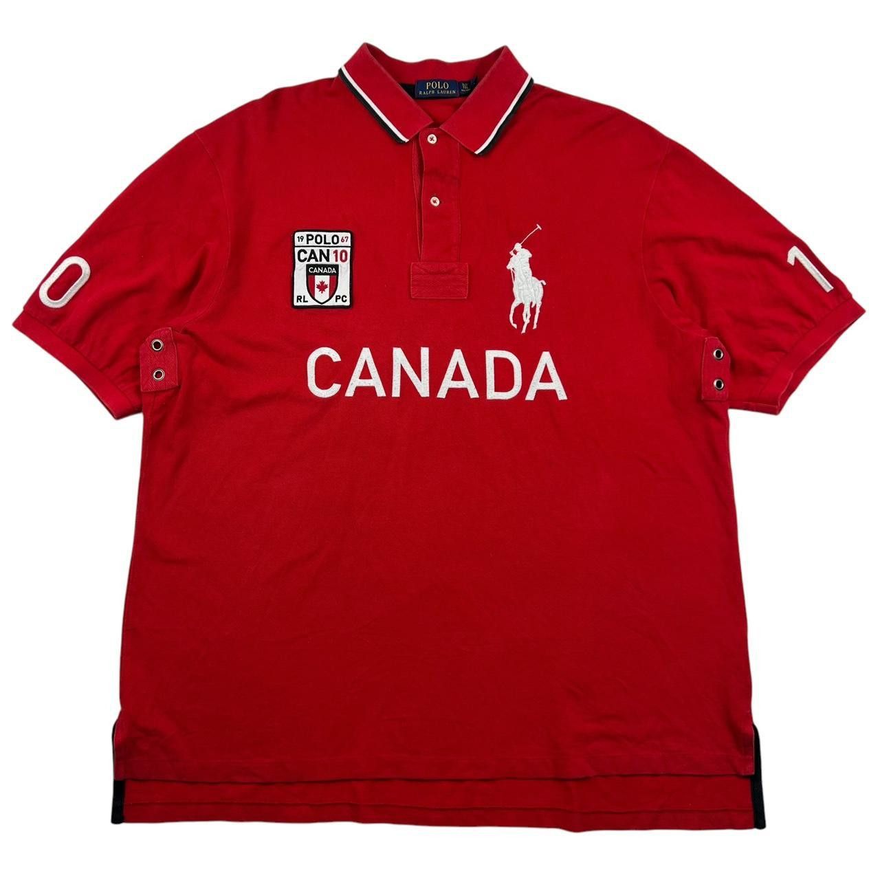Polo Ralph Lauren Polo By Ralph Lauren Canada Big Pony Polo Shirt Extra Large Size US XL / EU 56 / 4 - 1 Thumbnail