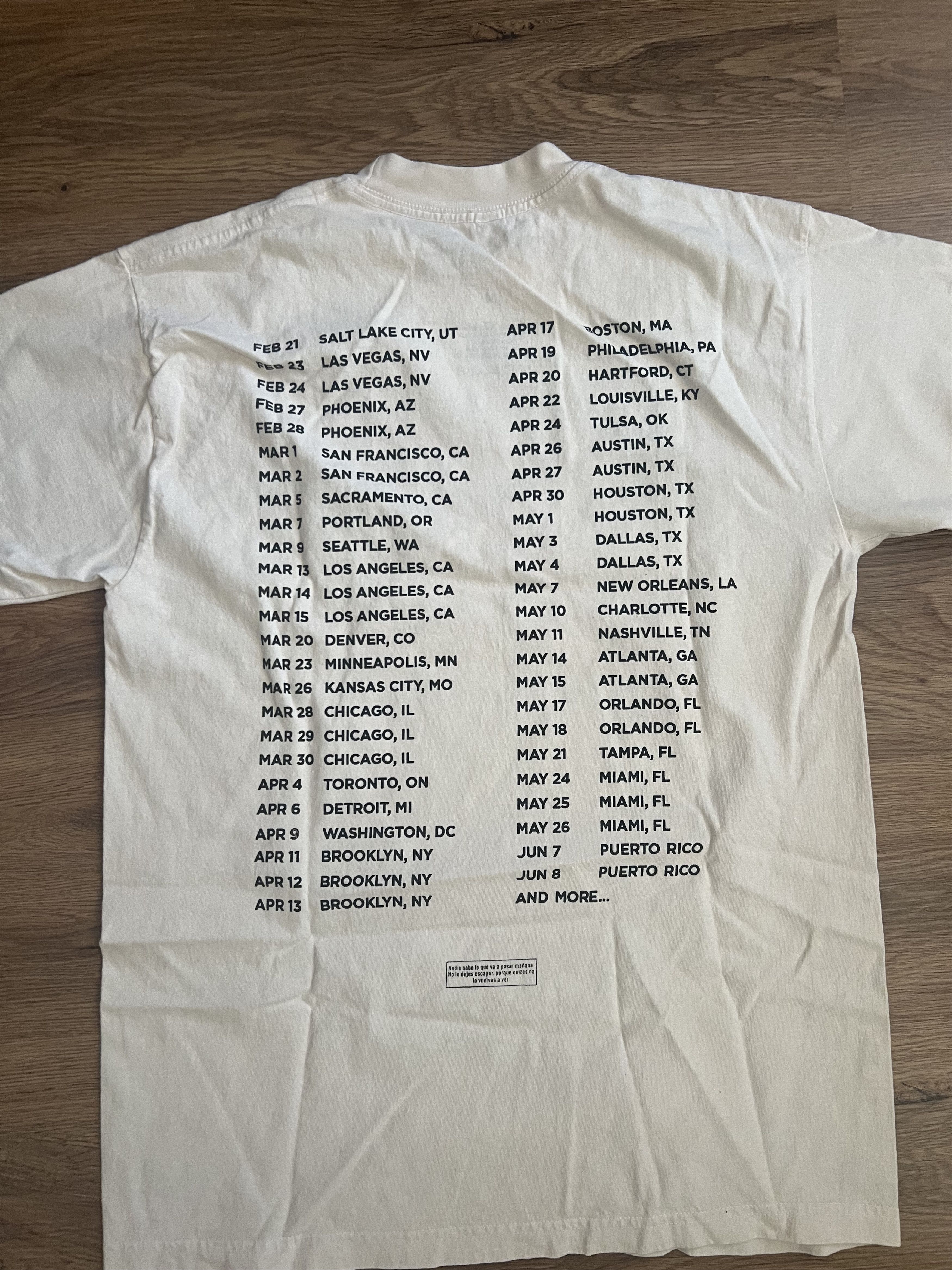 Band Tees Bad Bunny official Tour Merch Nadie Sabe Monaco Race Car Size US M / EU 48-50 / 2 - 2 Thumbnail