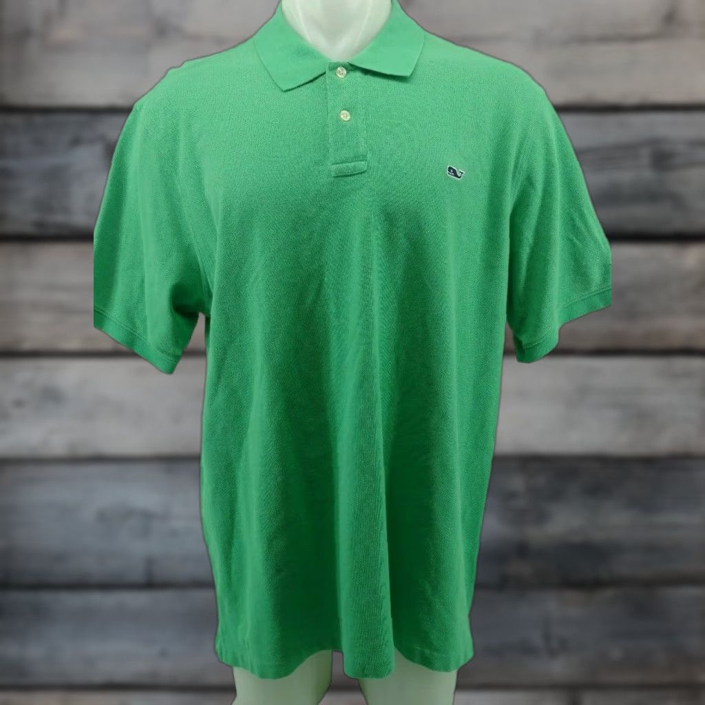 Vineyard Vines Vineyard Vines Polo Shirt Mens XL Light Green Mint Whale Logo Polo Shirt Mens XL Green Mint Whale Logo Size US XL / EU 56 / 4 - 1 Thumbnail