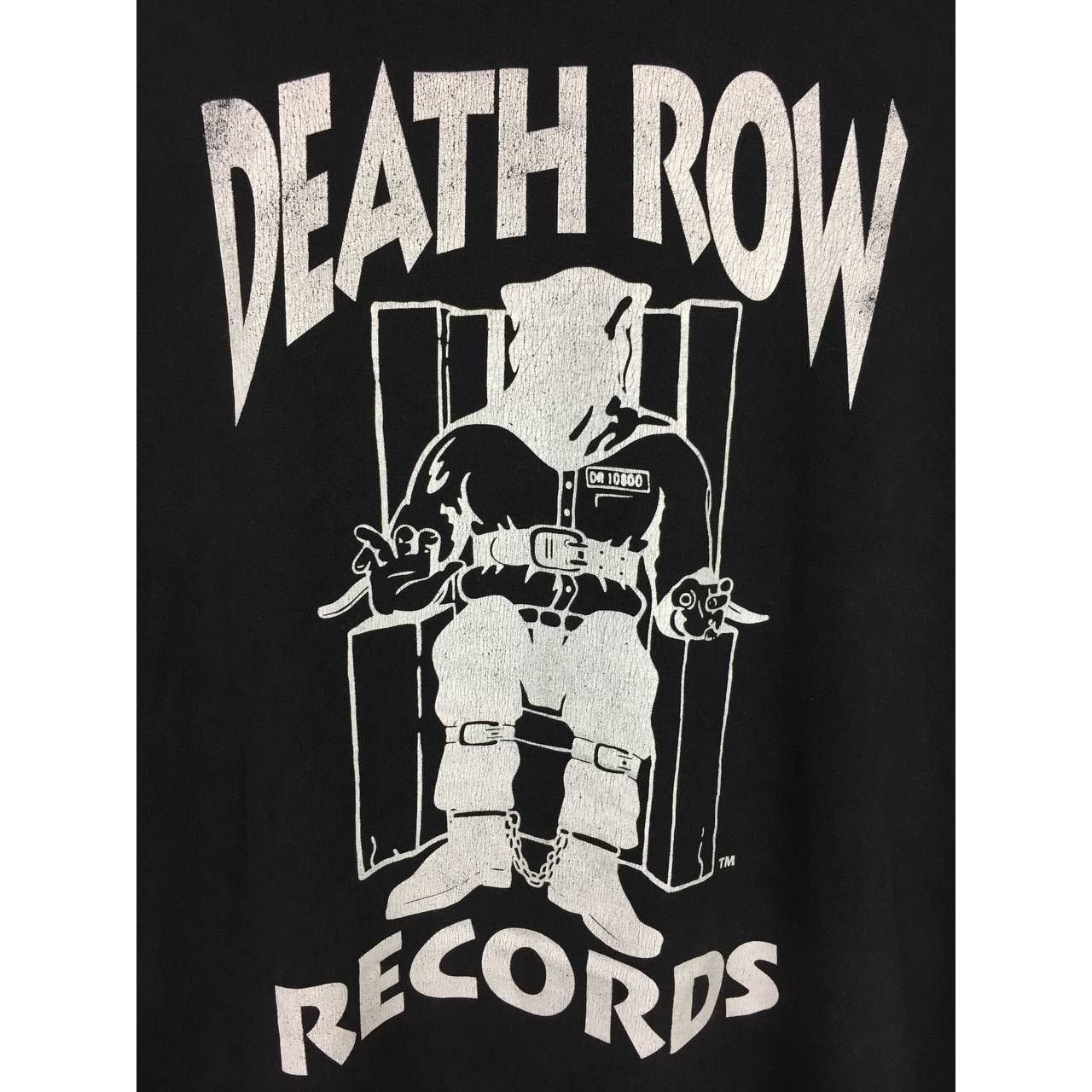 Death Row Records × Rap Tees × Vintage Death Row Records OG Rap Hip Hop Iconic Graphic Tee Size US L / EU 52-54 / 3 - 6 Thumbnail